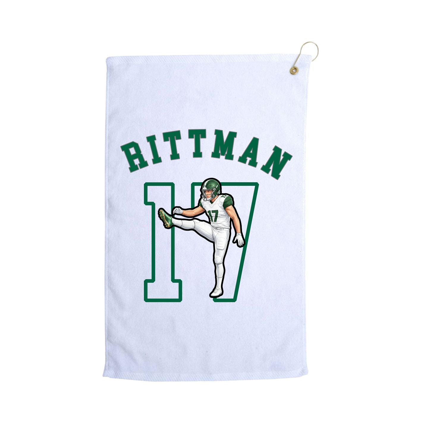 Golf Towel — Shirsey Arch in White
