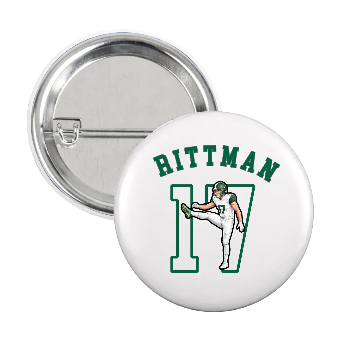 Game Day Button — Shirsey Arch in White