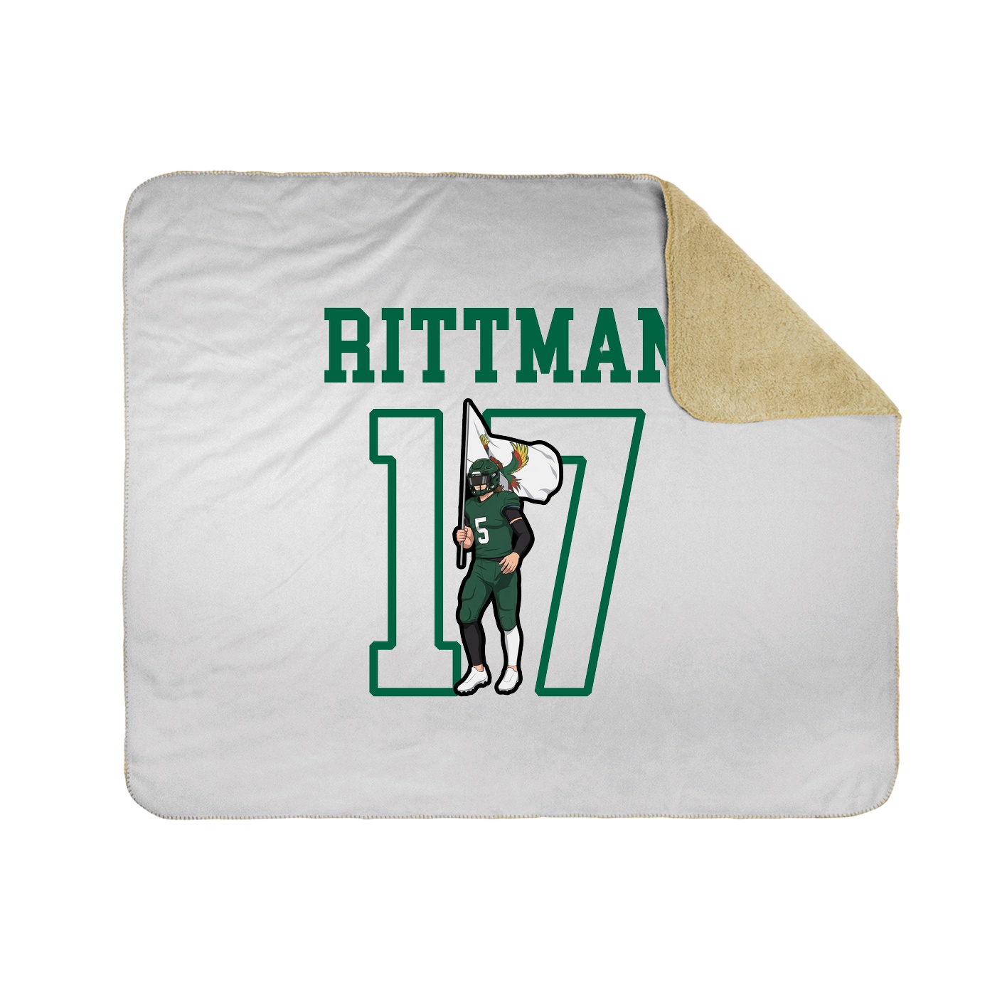 Throw Blanket — Shirsey in White