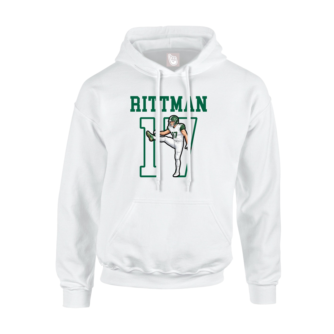 Youth Hoodie — Shirsey in White