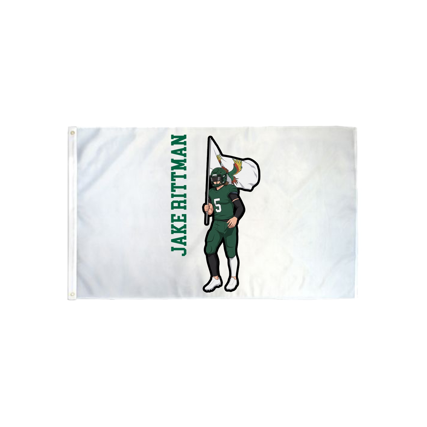 3x5 Flag — Name Vertical in Classic
