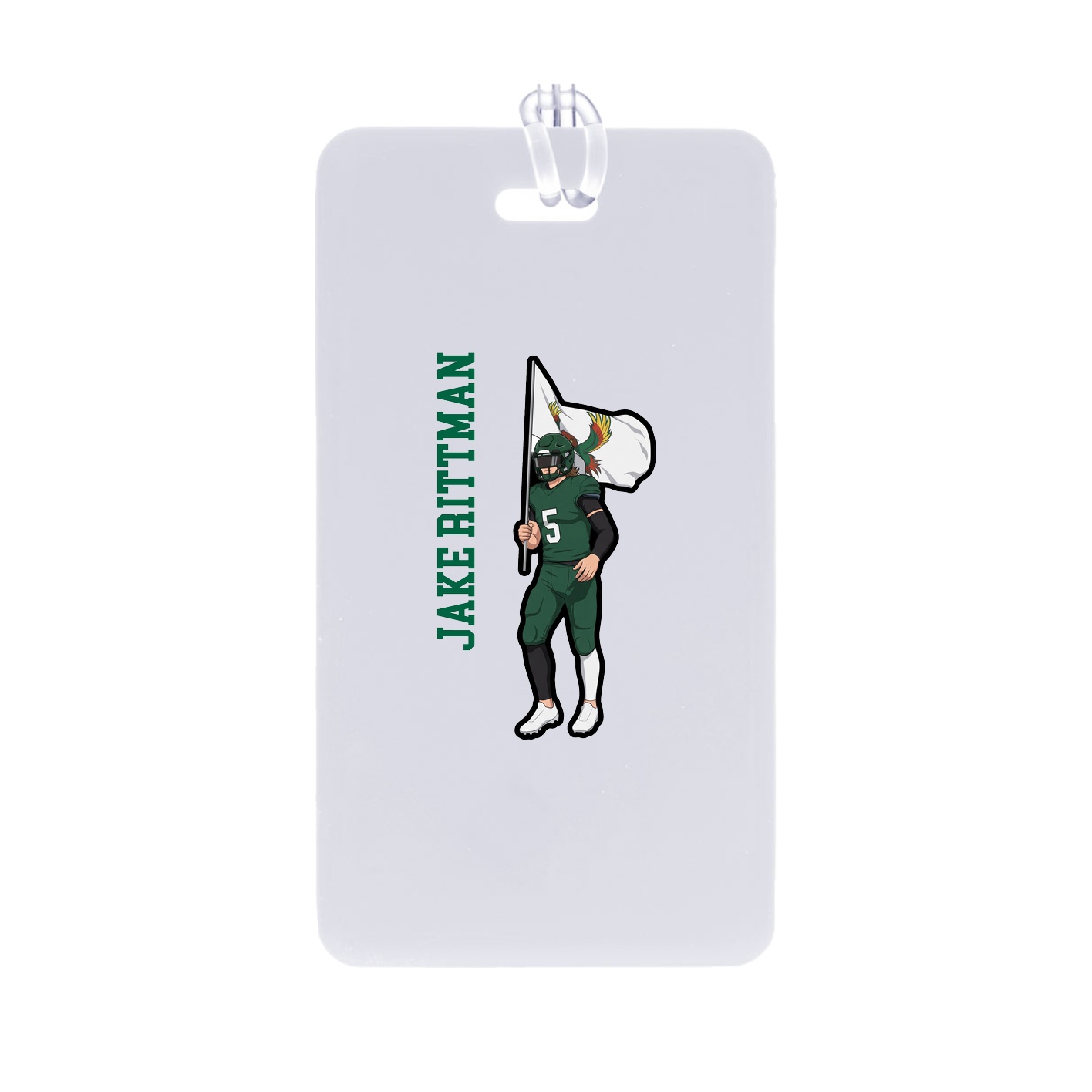 Bag Tag — Name Vertical in Classic
