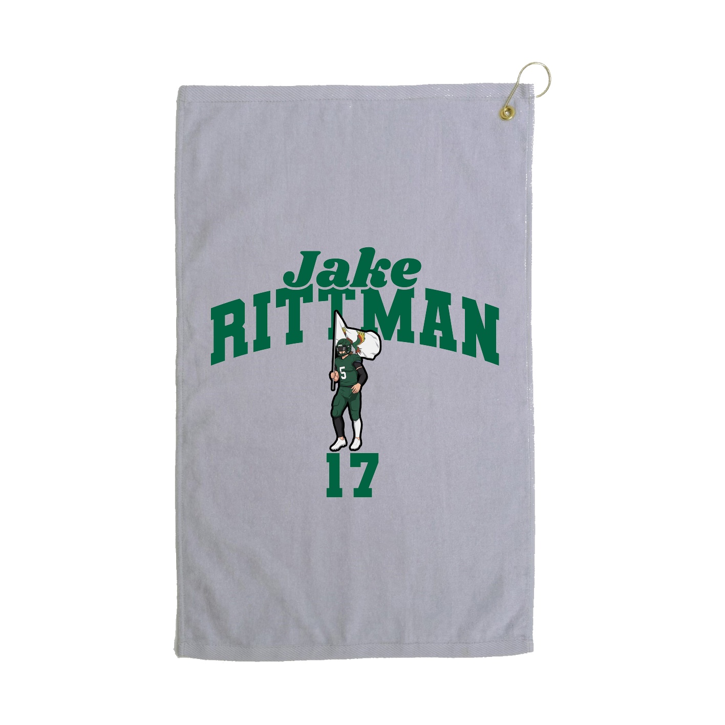Golf Towel — Signature Arch in Grey