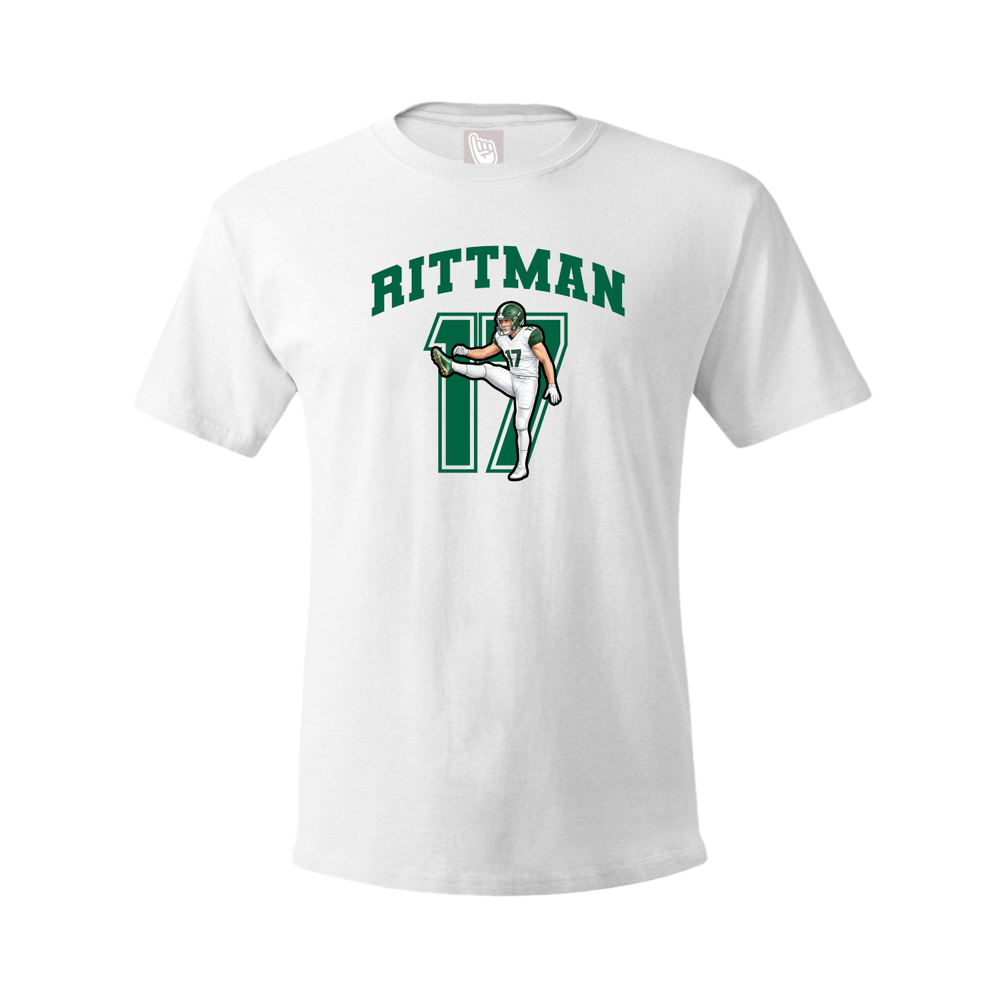 Tee — Number in White