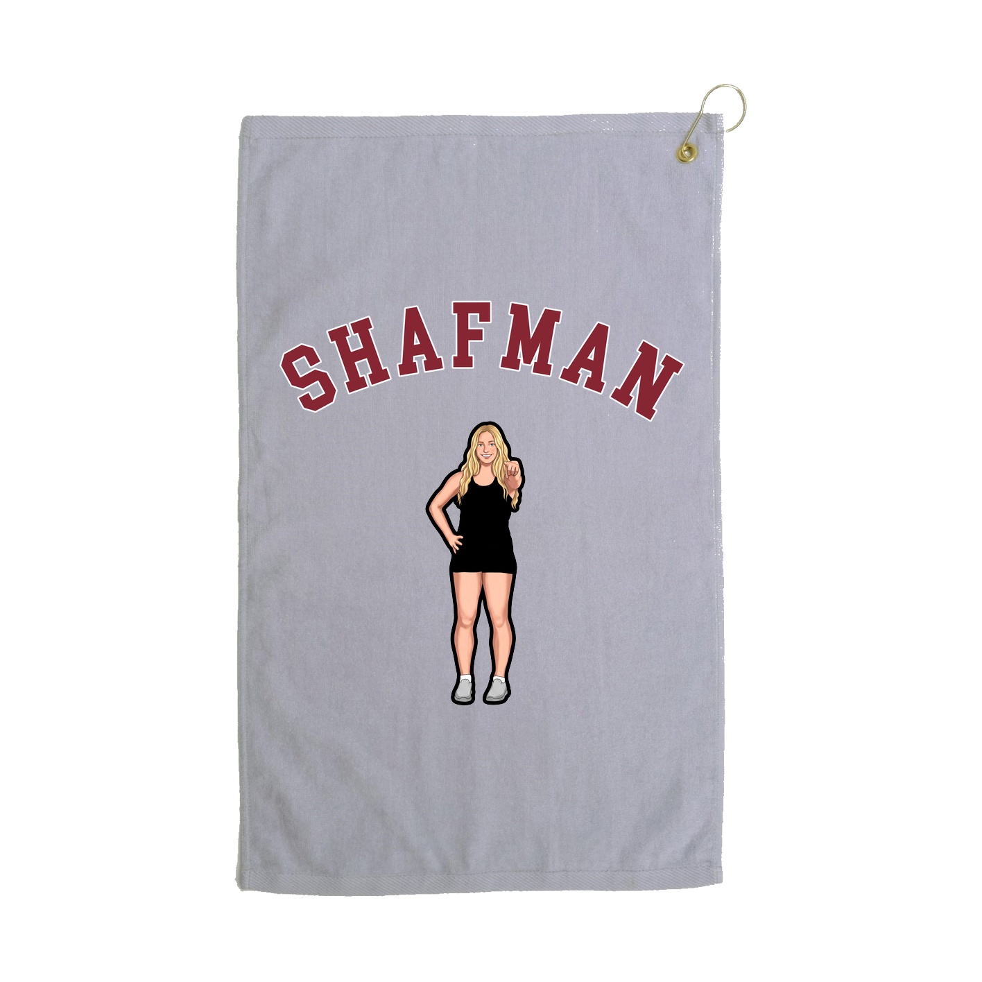 Golf Towel — Shirsey Arch in Grey