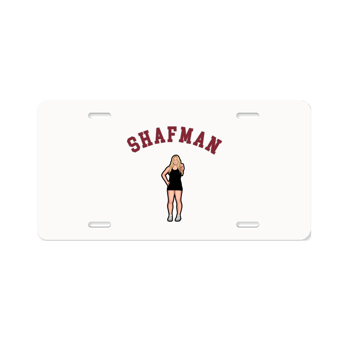License Plate — Shirsey Arch in Classic