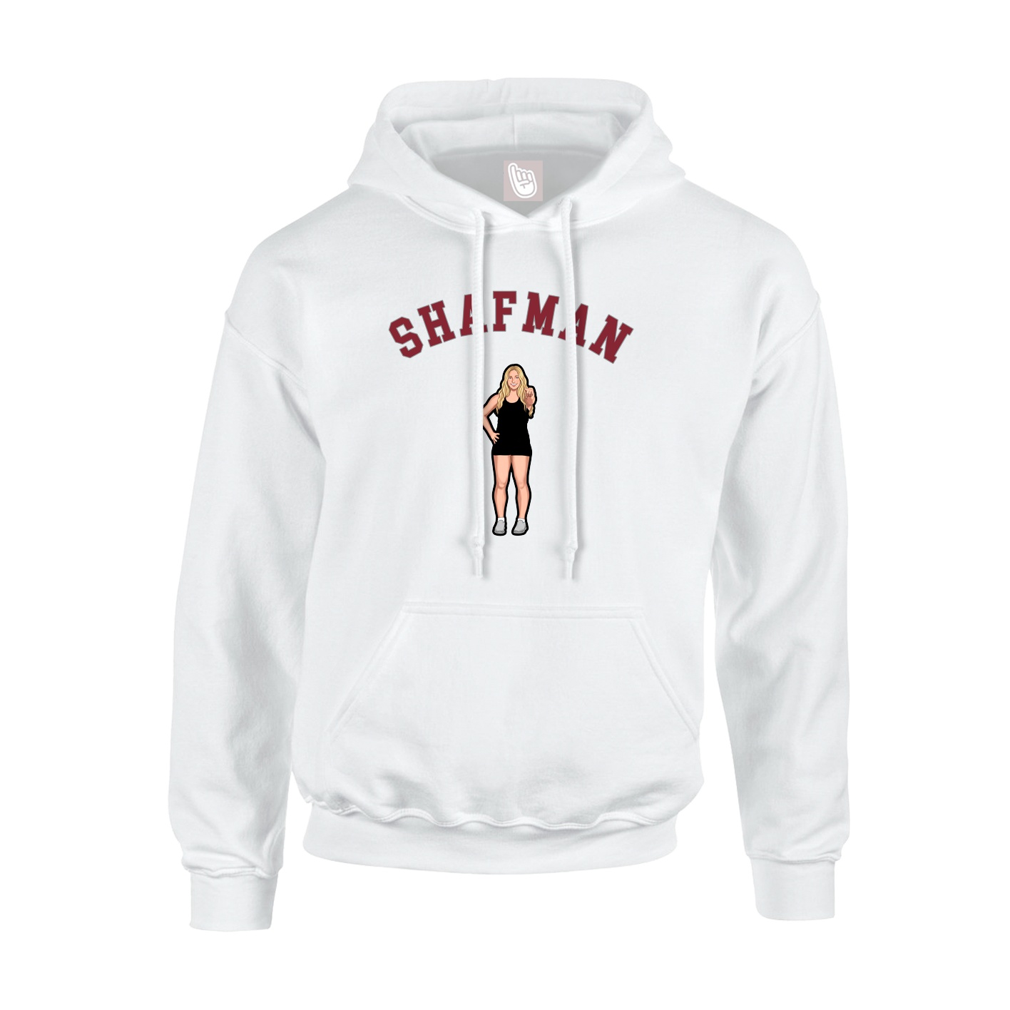 Hoodie — Shirsey Arch in White