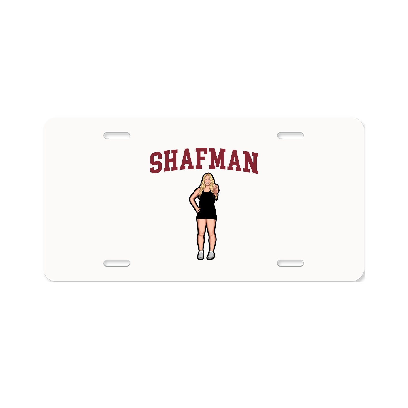 License Plate — Shirsey in Classic