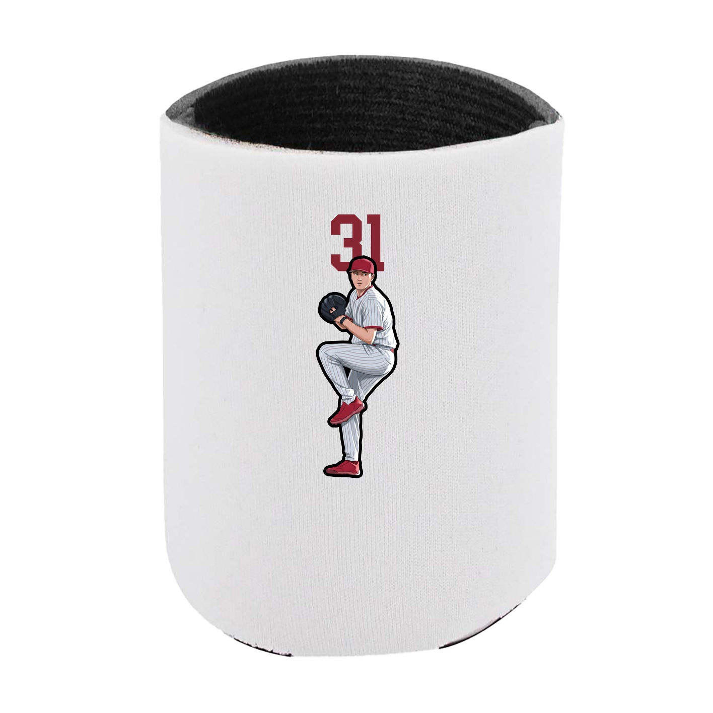 Can Holder — Number Top in White