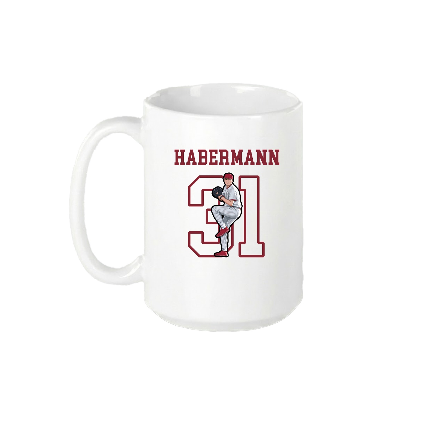 15oz Coffee Mug — Shirsey in White