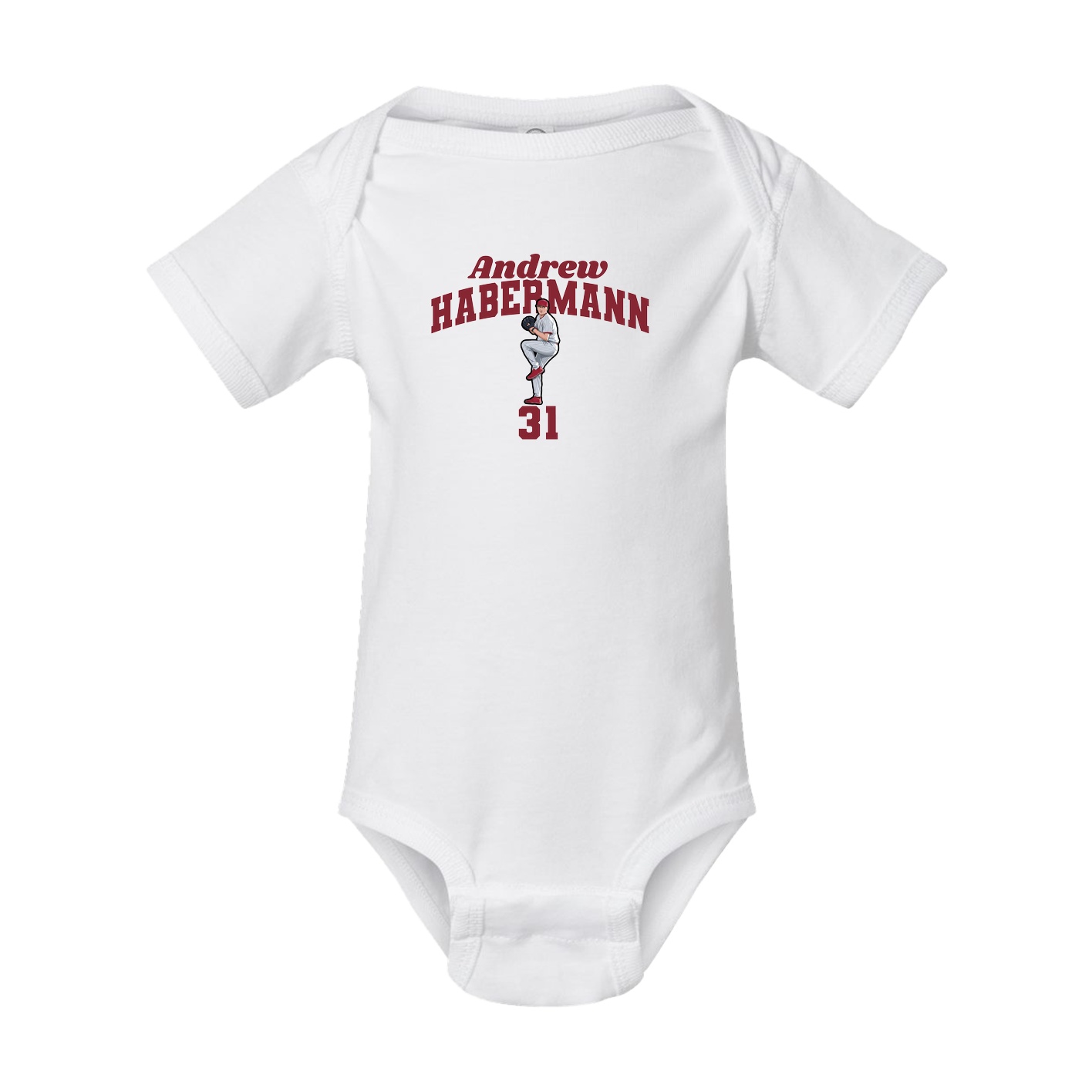 Baby Onesie — Signature Arch in White