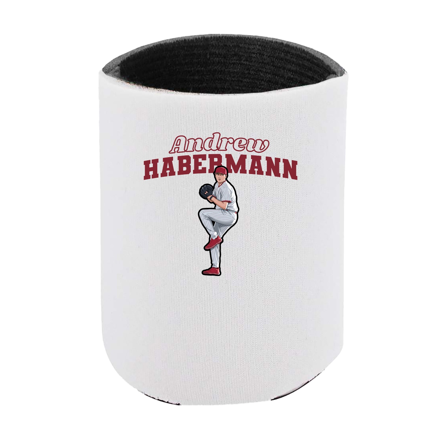 Can Holder — Name Arch in White