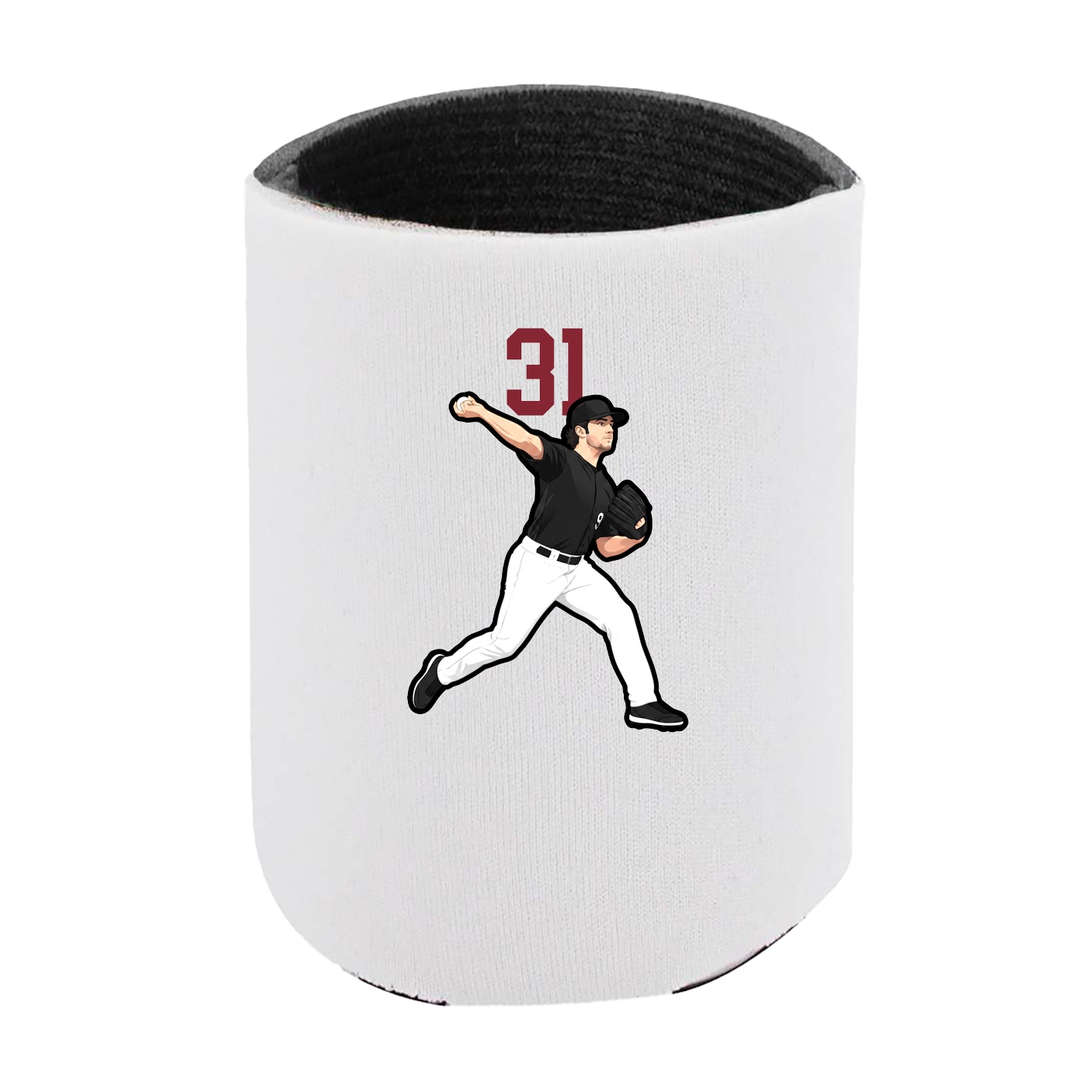 Can Holder — Number Top in White