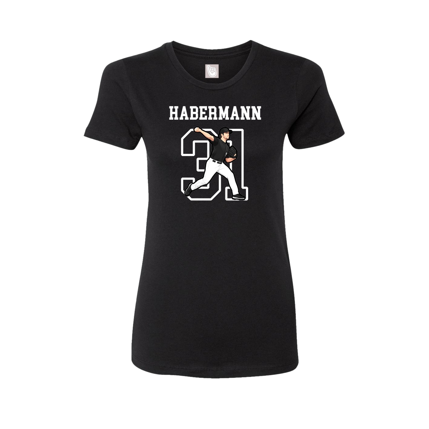 Fitted Women's Tee — Shirsey in Black