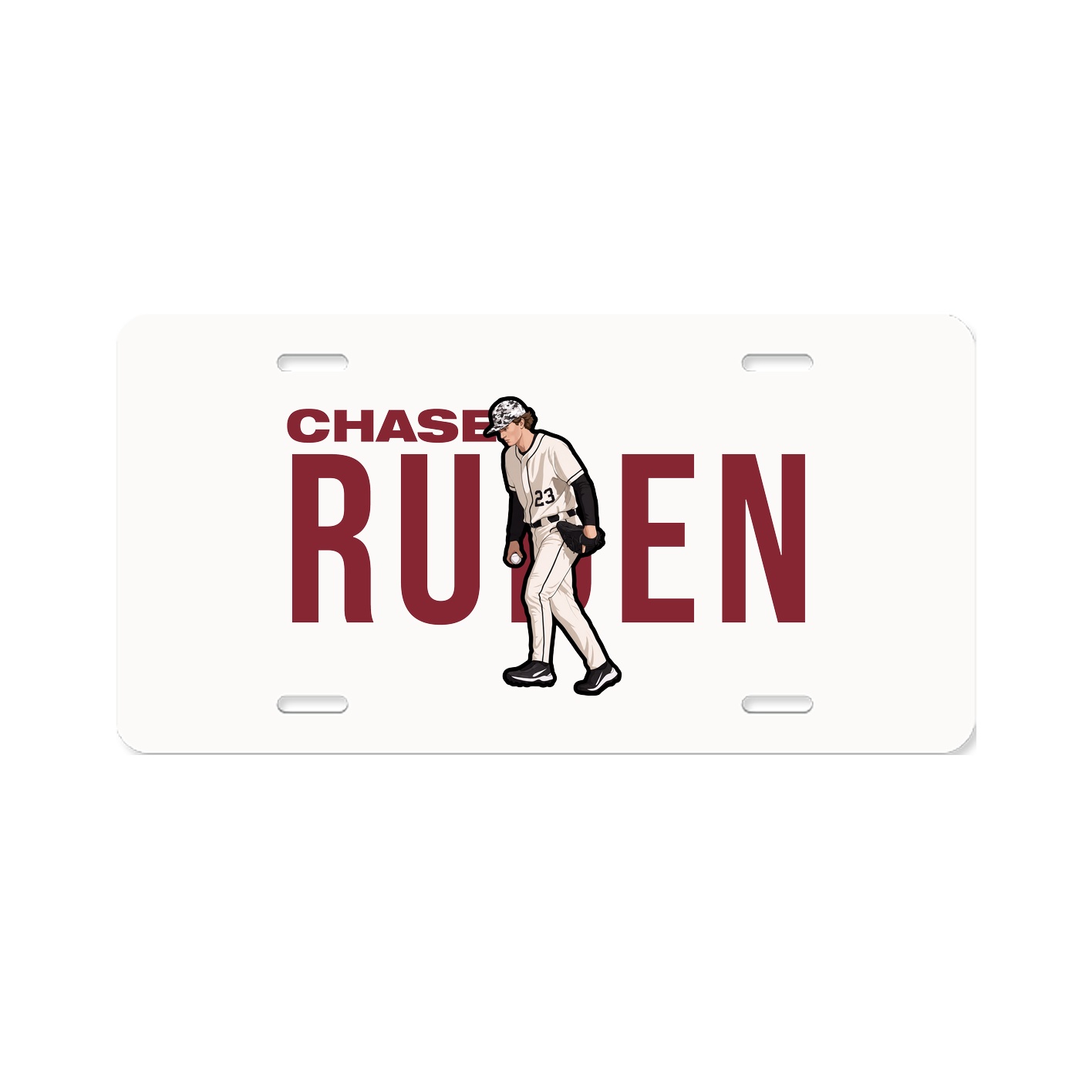 License Plate — Player Name in Classic