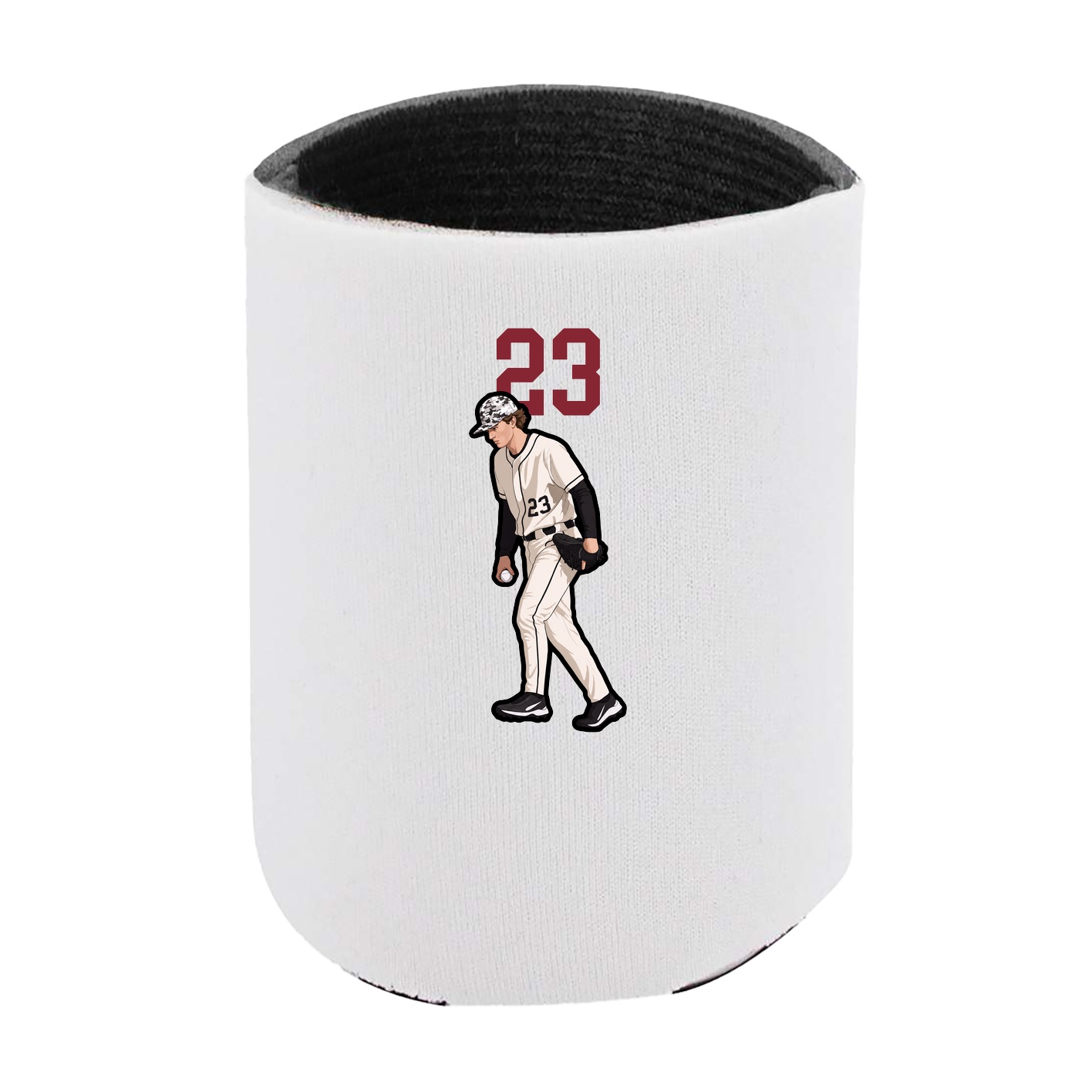 Can Holder — Number Top in White