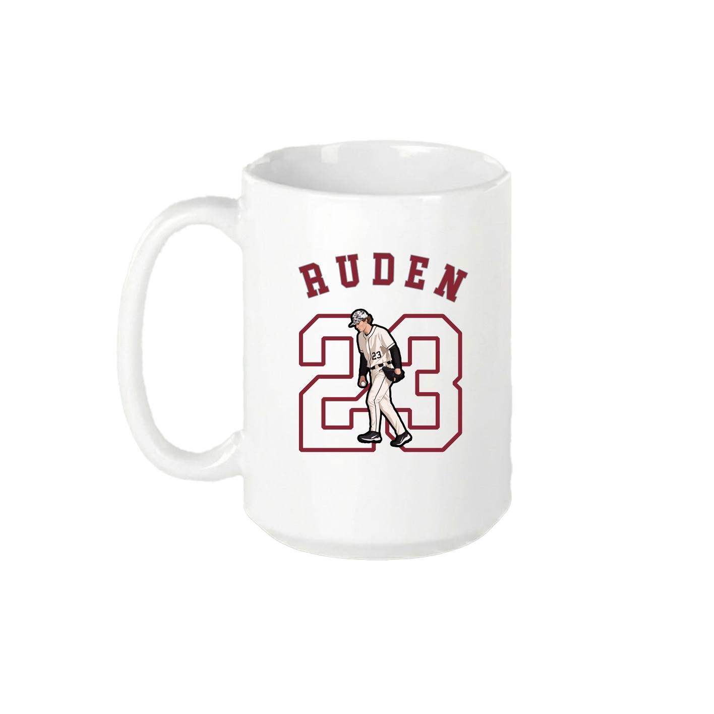 15oz Coffee Mug — Shirsey Arch in White