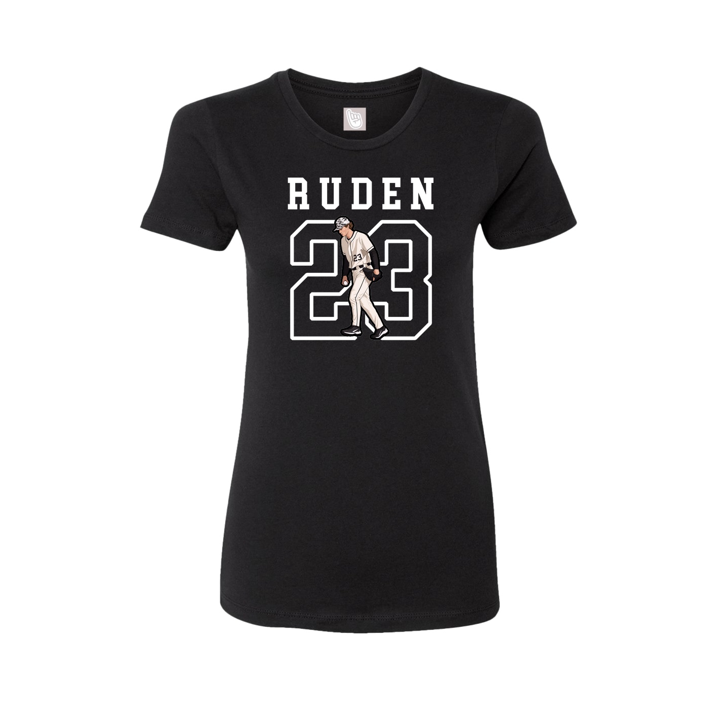 Fitted Women's Tee — Shirsey in Black