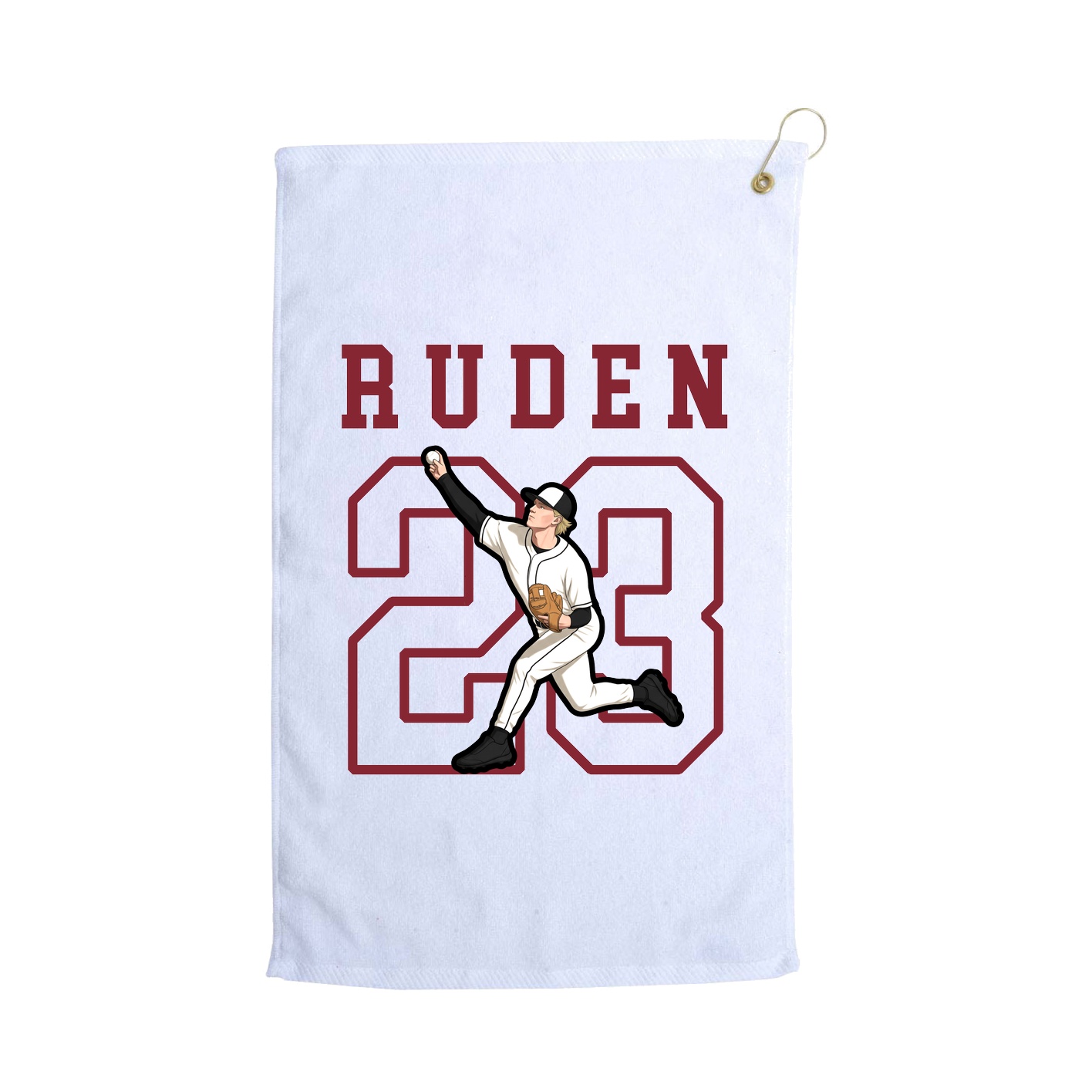 Golf Towel — Shirsey in White