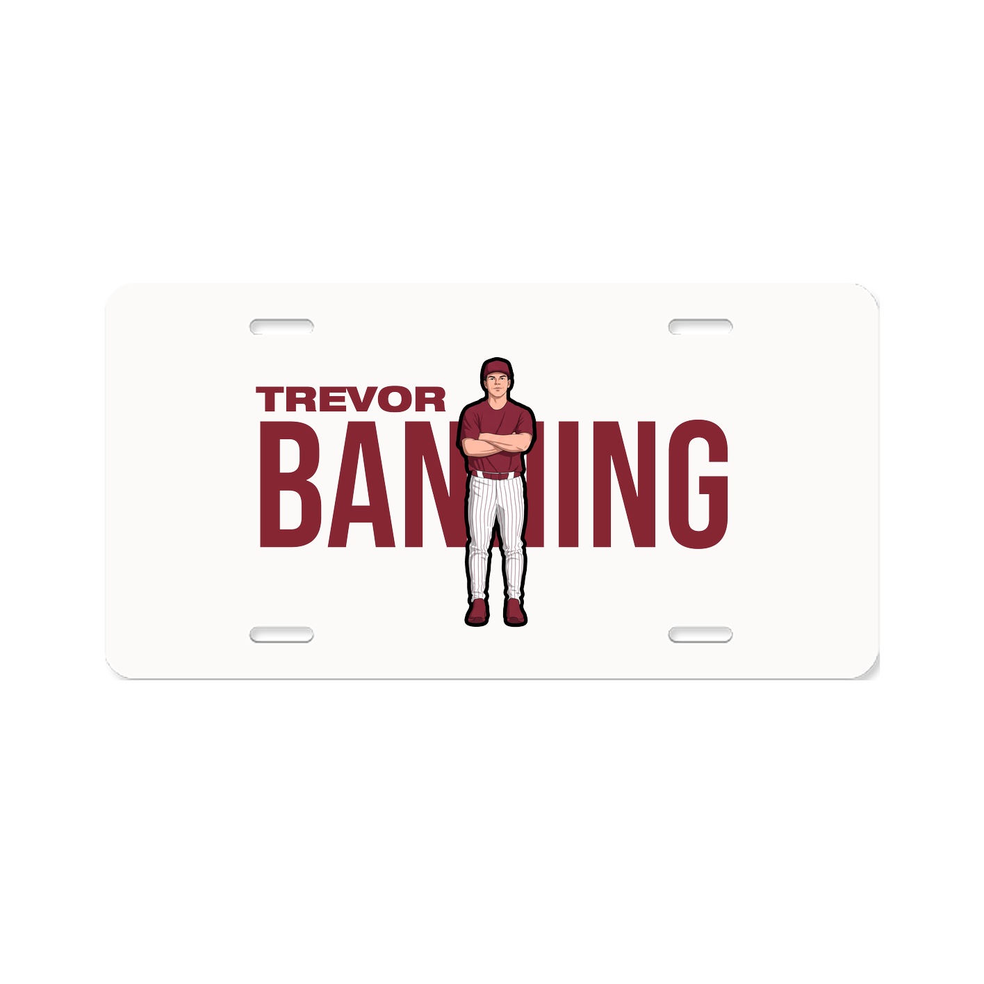 License Plate — Player Name in Classic