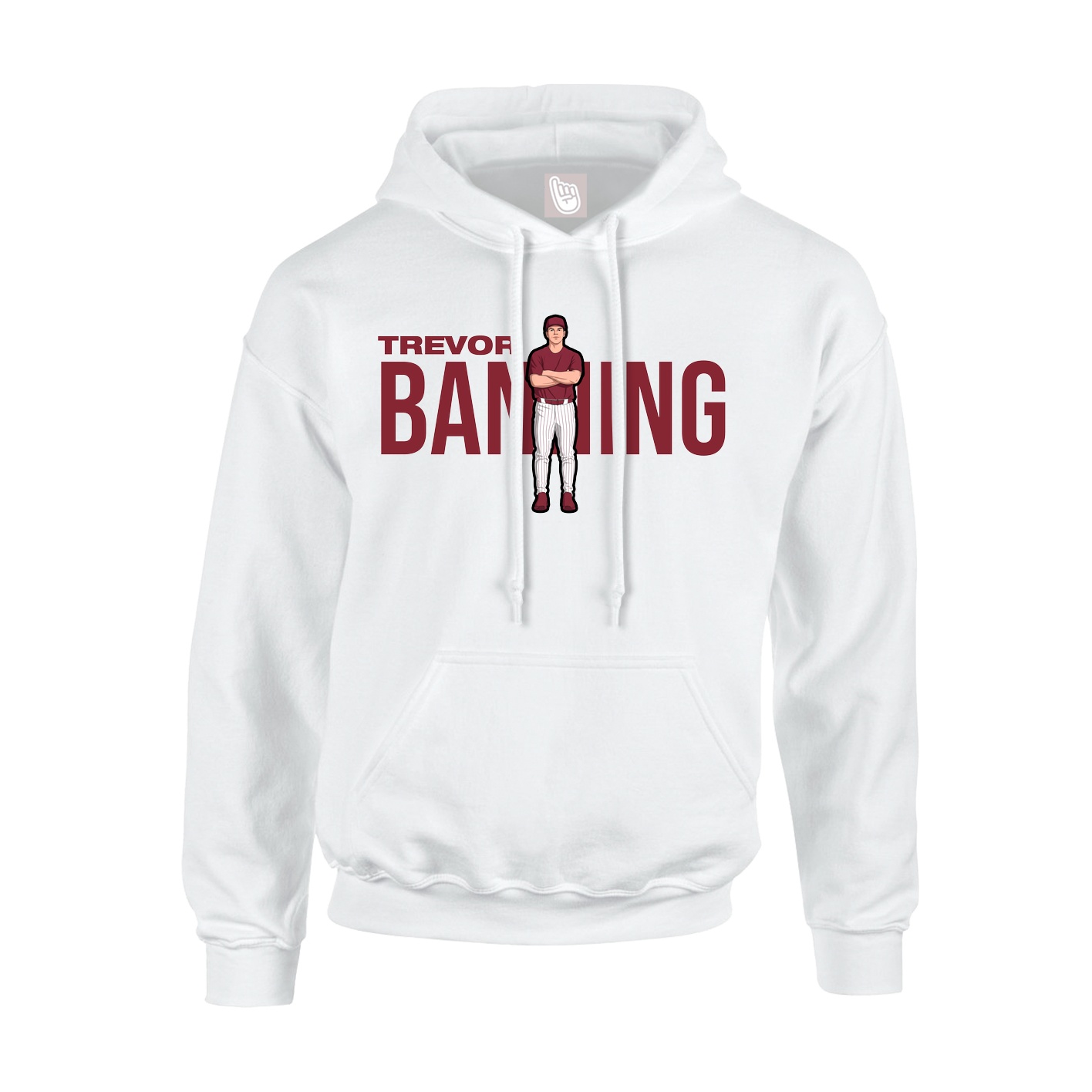 Hoodie — Player Name in White