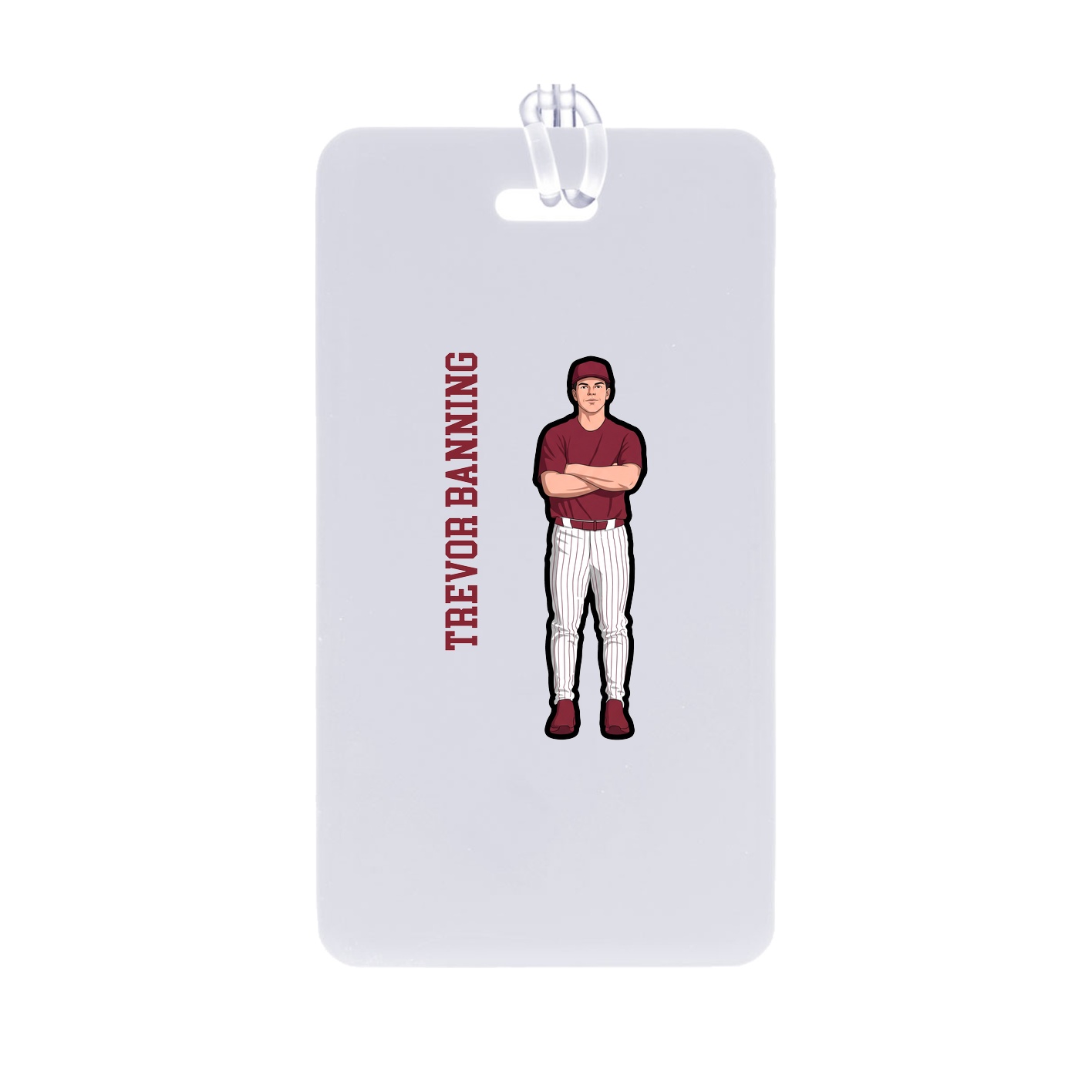 Bag Tag — Name Vertical in Classic