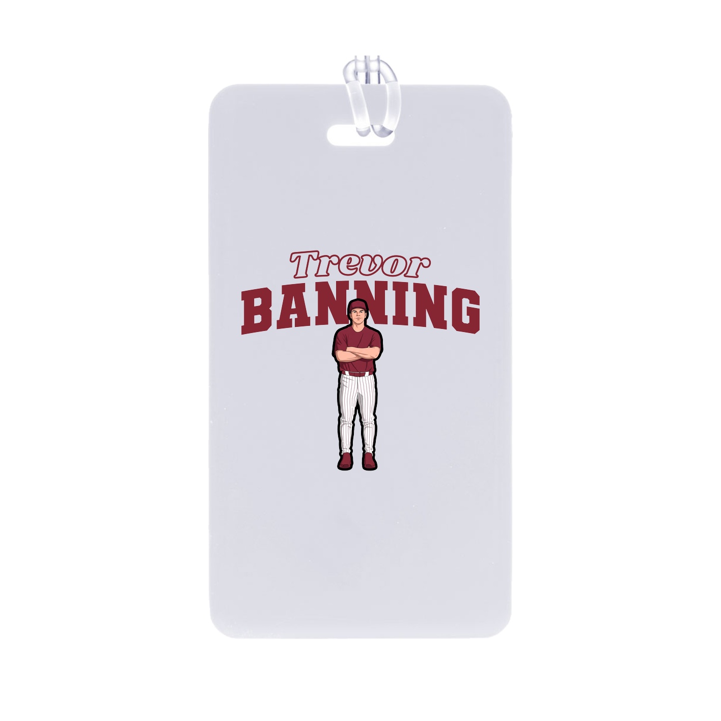 Bag Tag — Name Arch in Classic