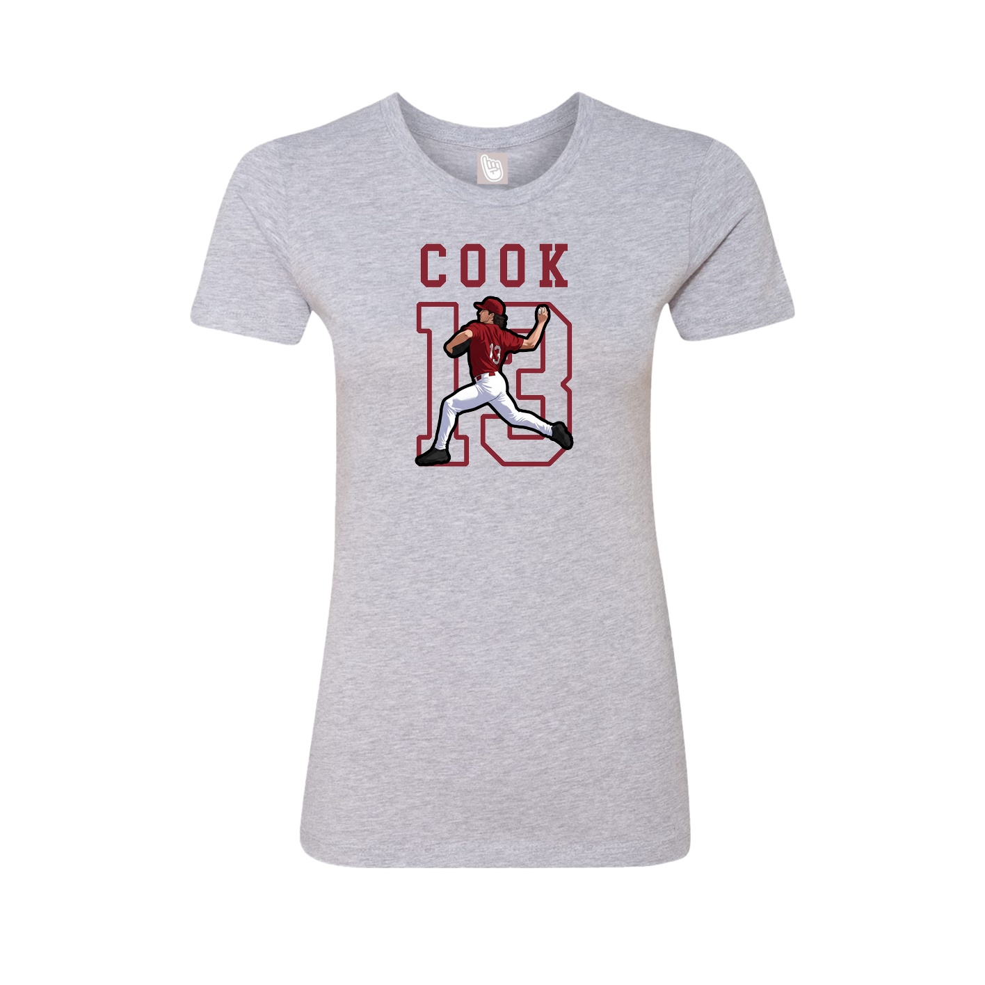 Fitted Women's Tee — Shirsey in Grey