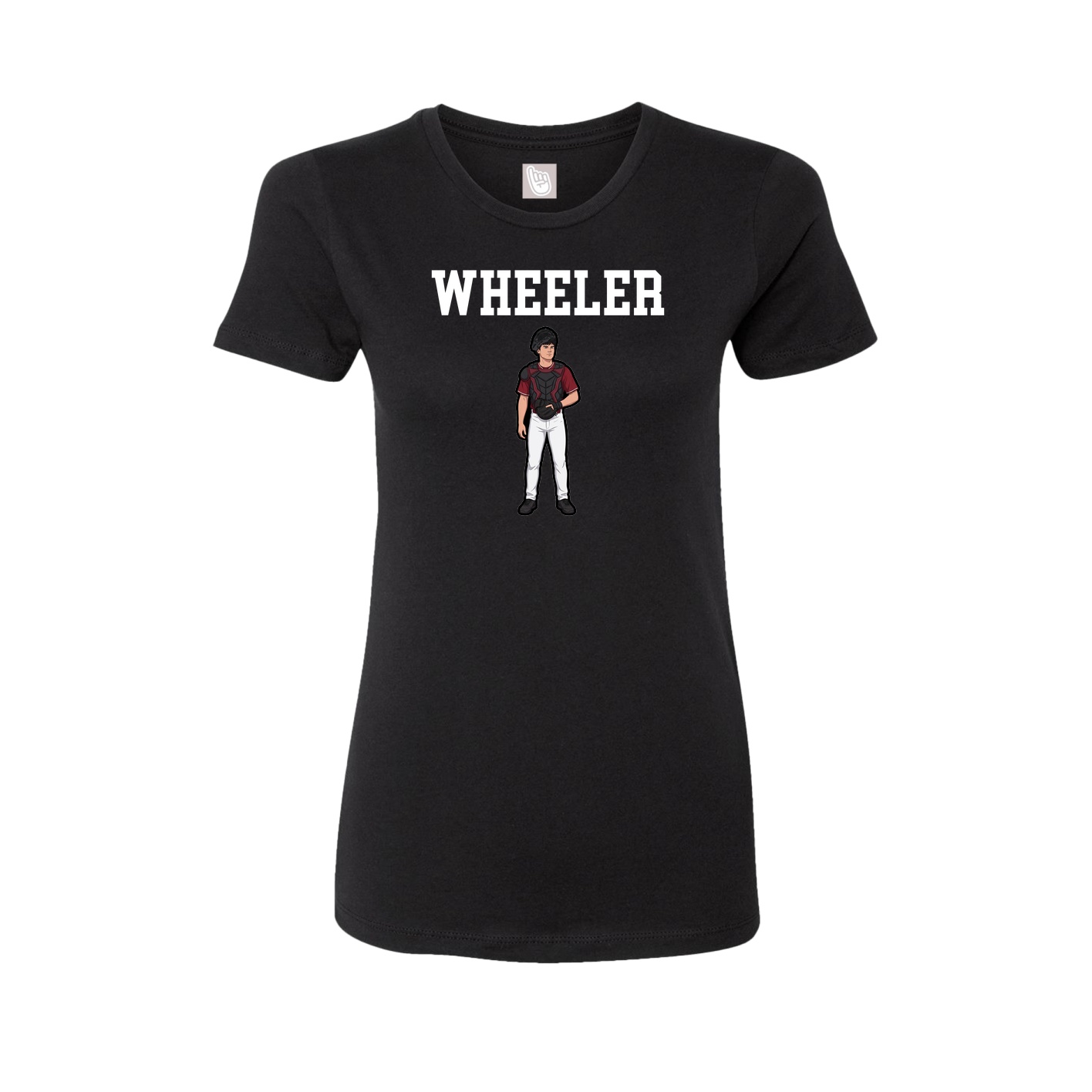 Fitted Women's Tee — Shirsey in Black