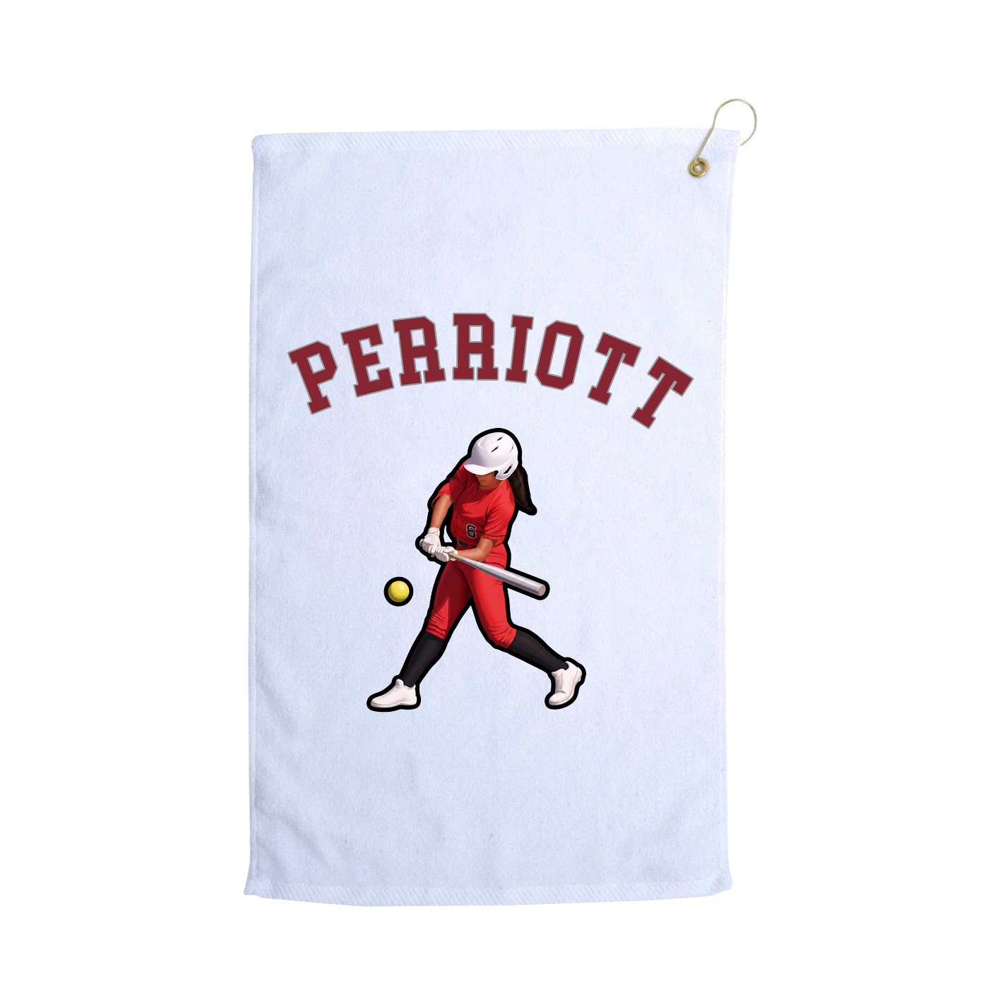 Golf Towel — Shirsey Arch in White