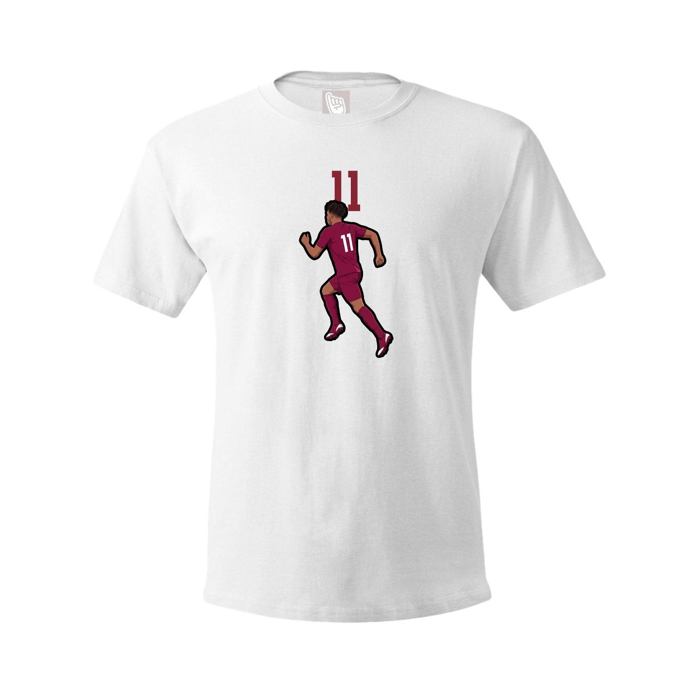 Tee — Number Top in White