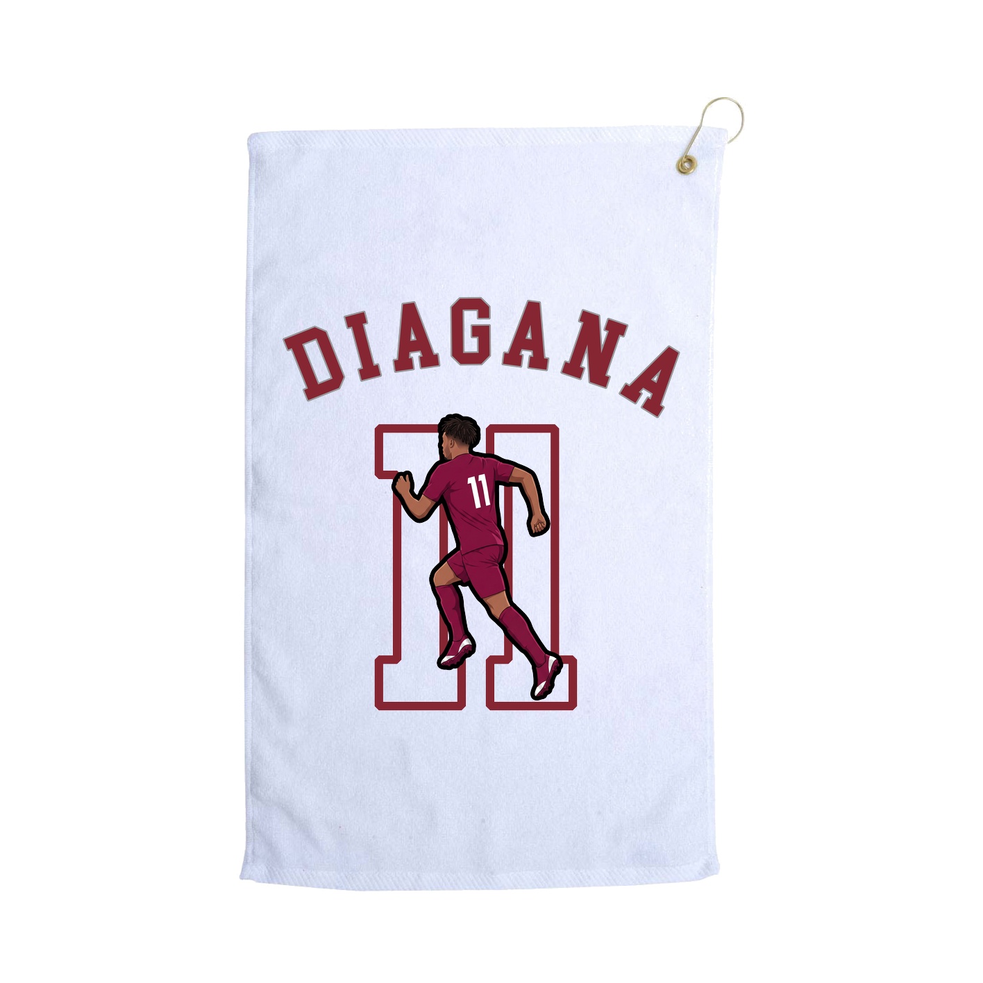 Golf Towel — Shirsey Arch in White