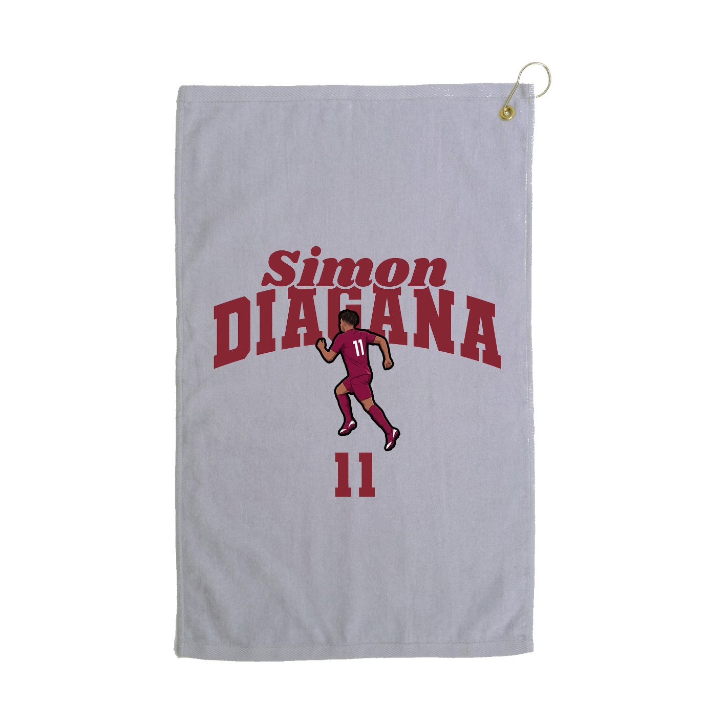 Golf Towel — Signature Arch in Grey