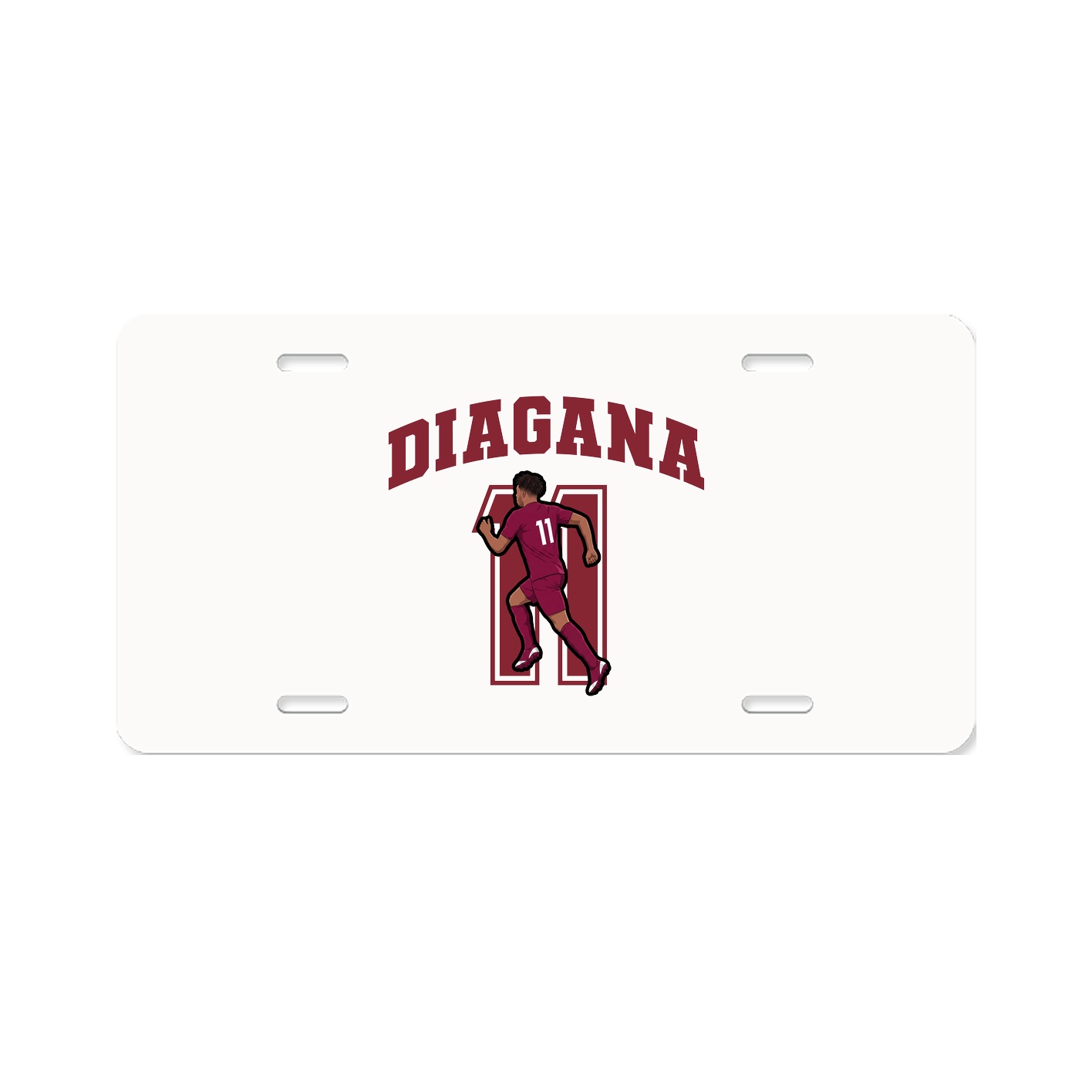 License Plate — Number in Classic