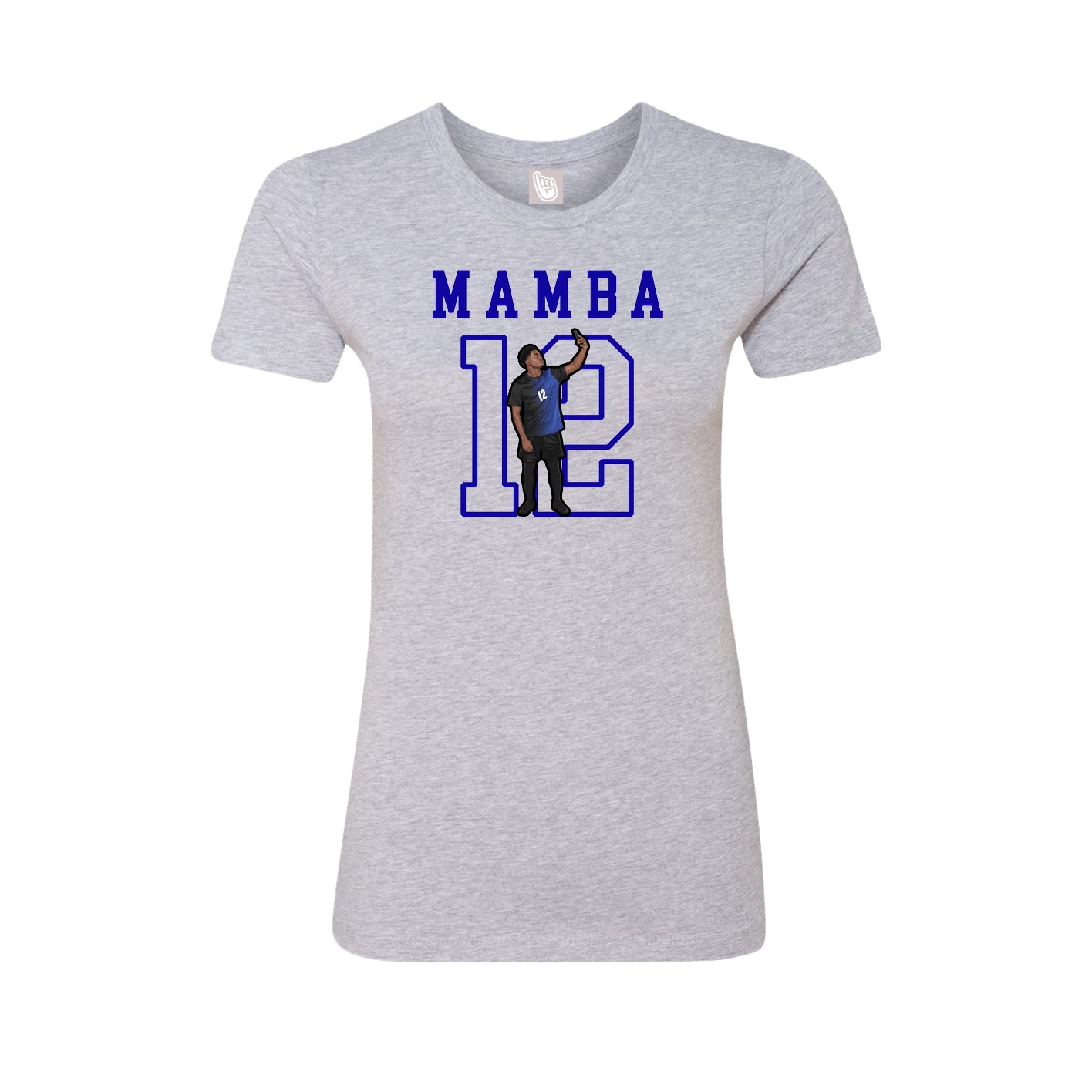 Fitted Women's Tee — Shirsey in Grey