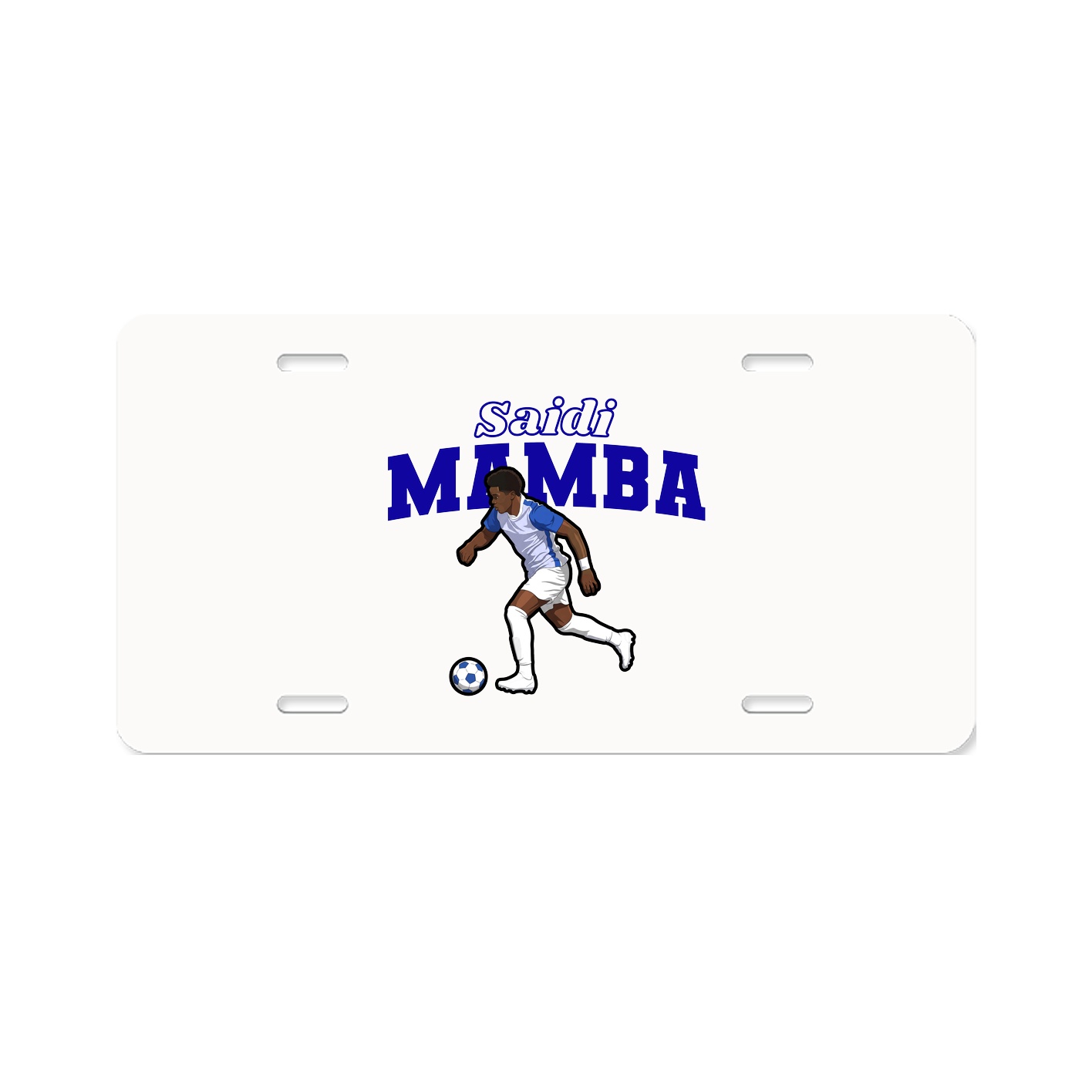 License Plate — Name Arch in Classic