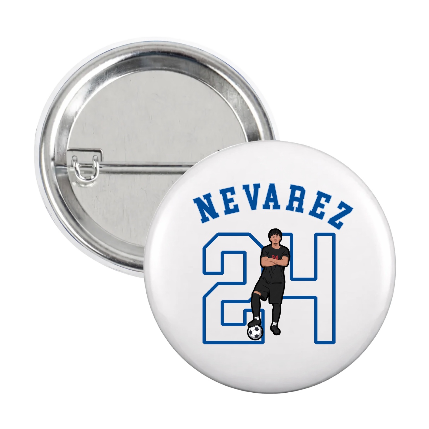 Game Day Button — Shirsey Arch in White