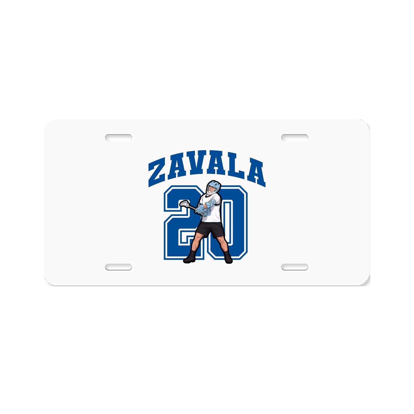 License Plate — Number in Classic