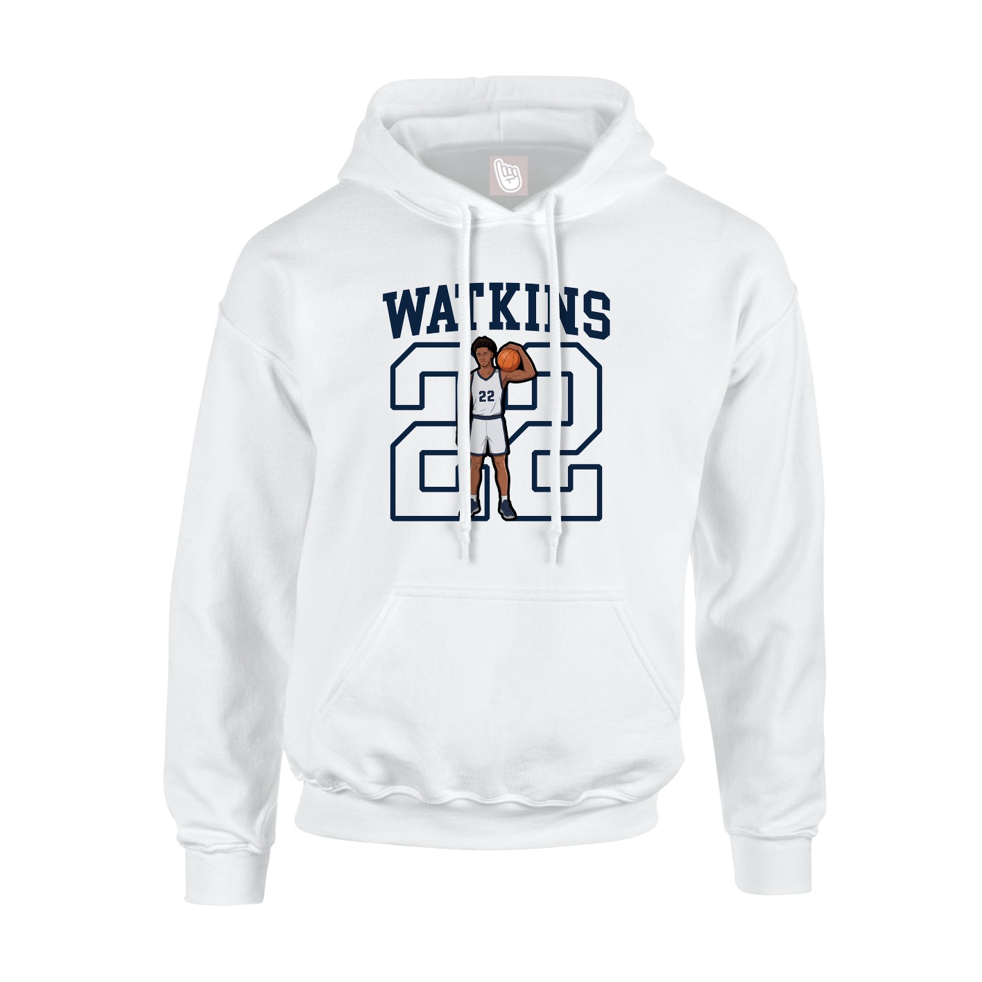 Hoodie — Shirsey in White