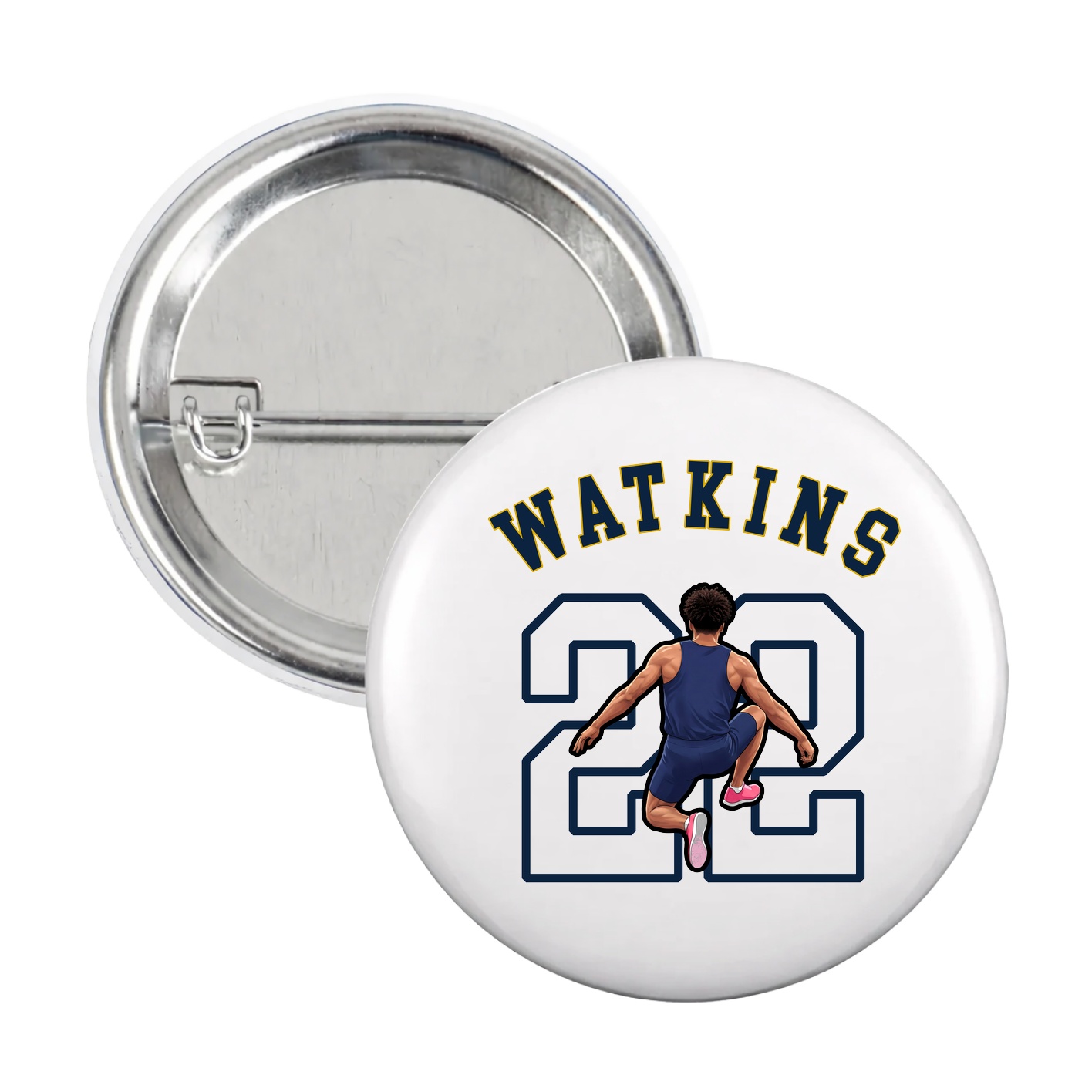 Game Day Button — Shirsey Arch in White