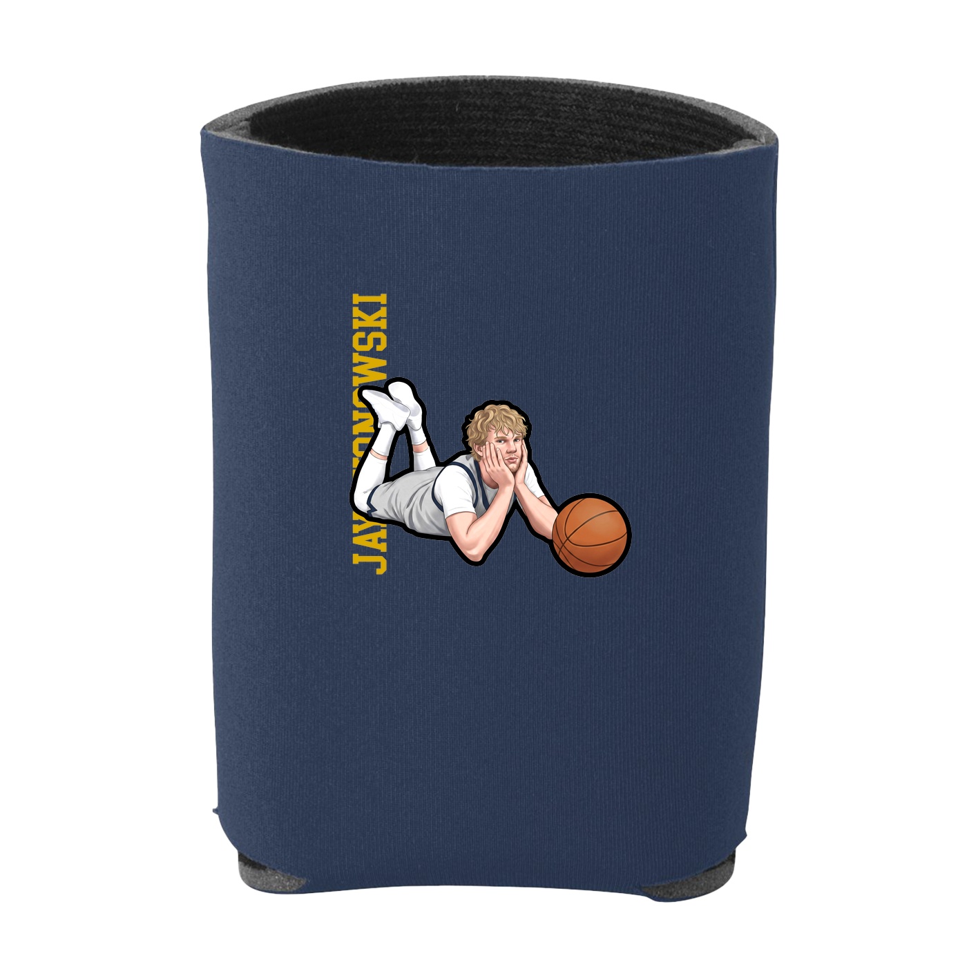 Can Holder — Name Vertical in Navy