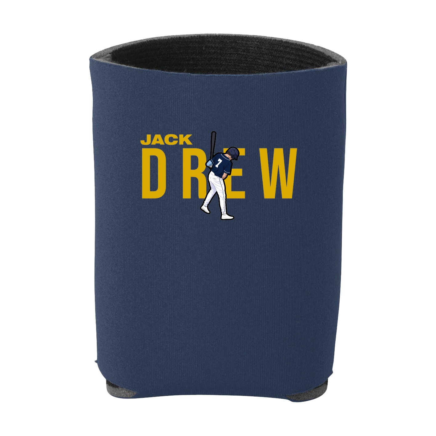 Can Holder — Player Name in Navy