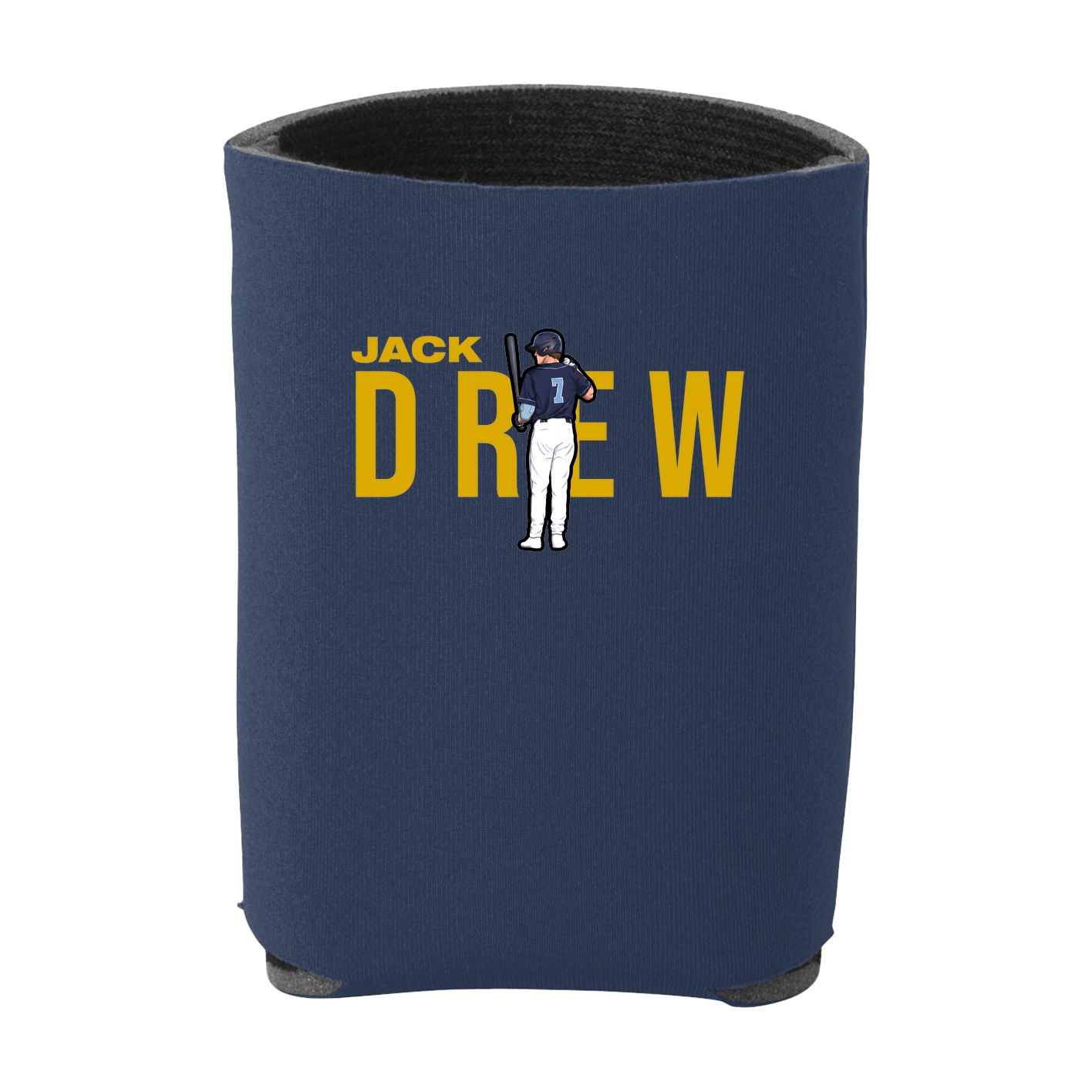 Can Holder — Player Name in Navy