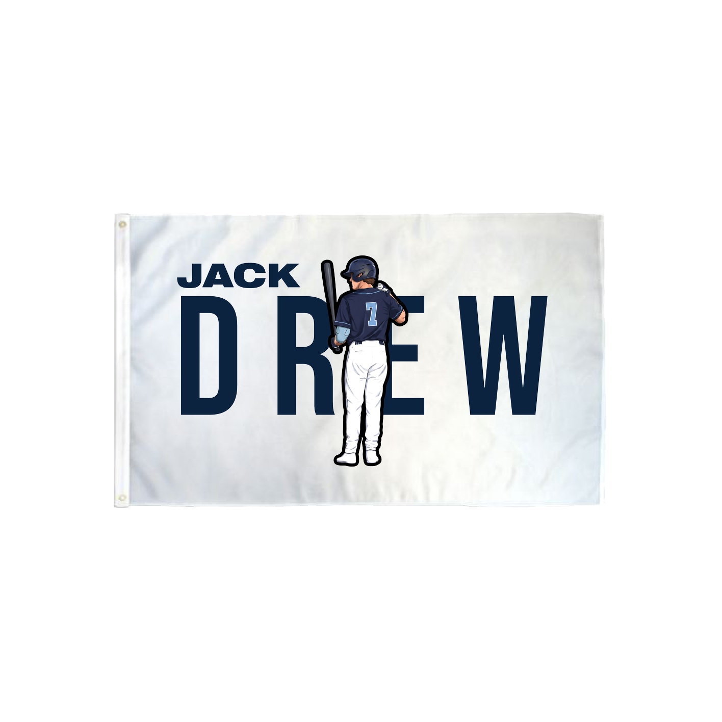 3x5 Flag — Player Name in Classic