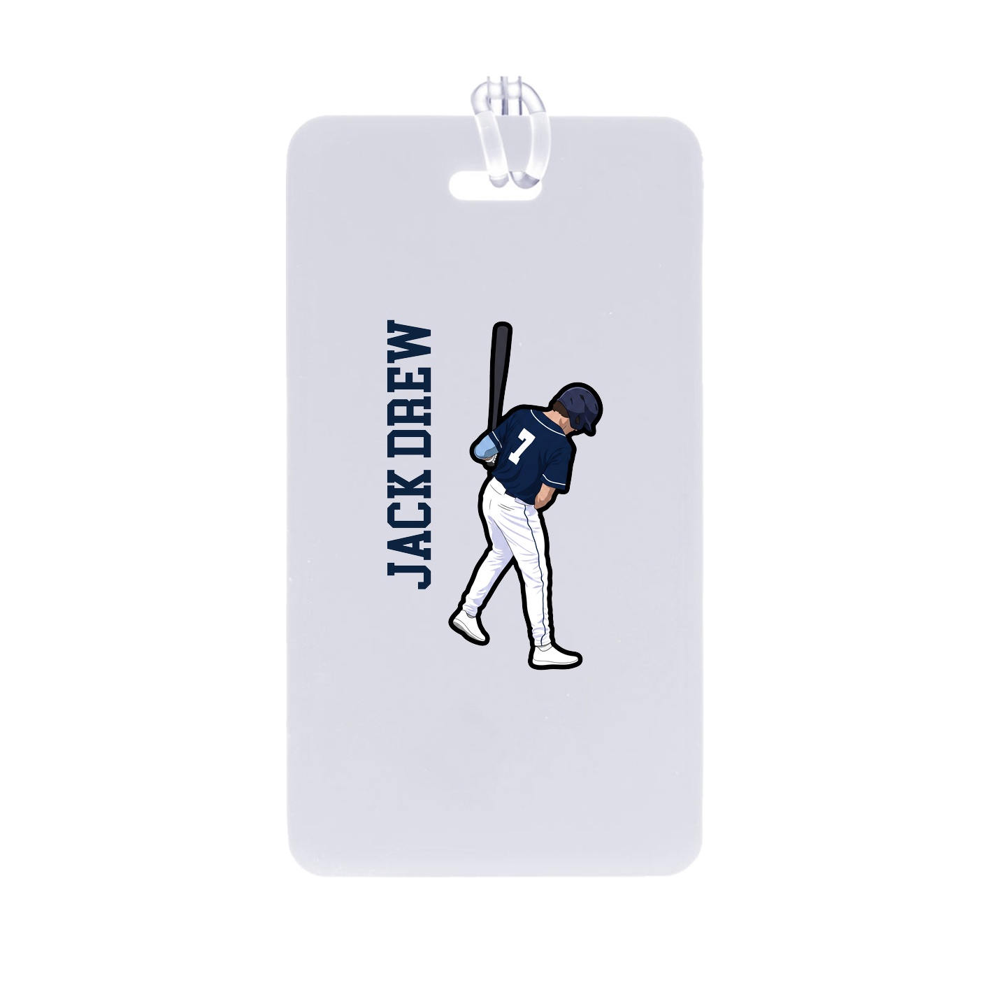Bag Tag — Name Vertical in Classic