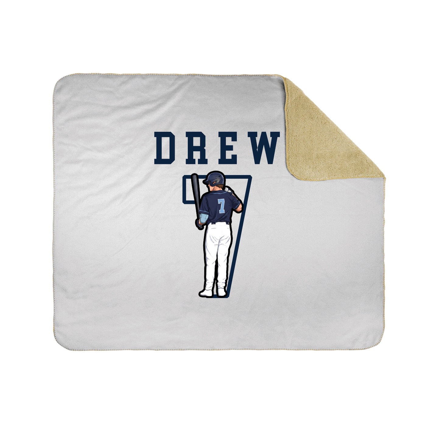 Throw Blanket — Shirsey in White