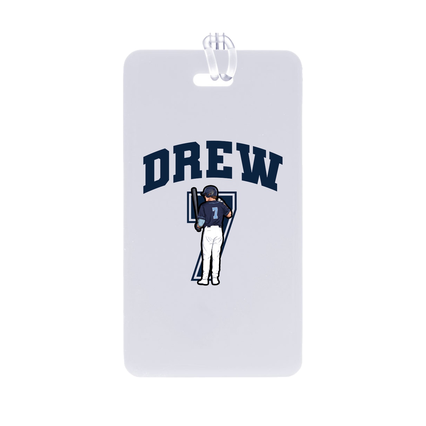 Bag Tag — Number in Classic