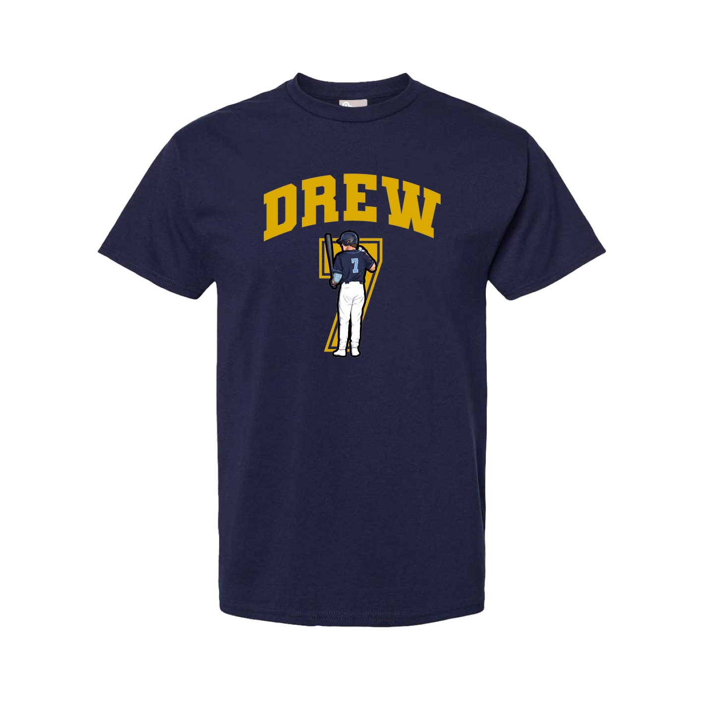 Tee — Number in Navy