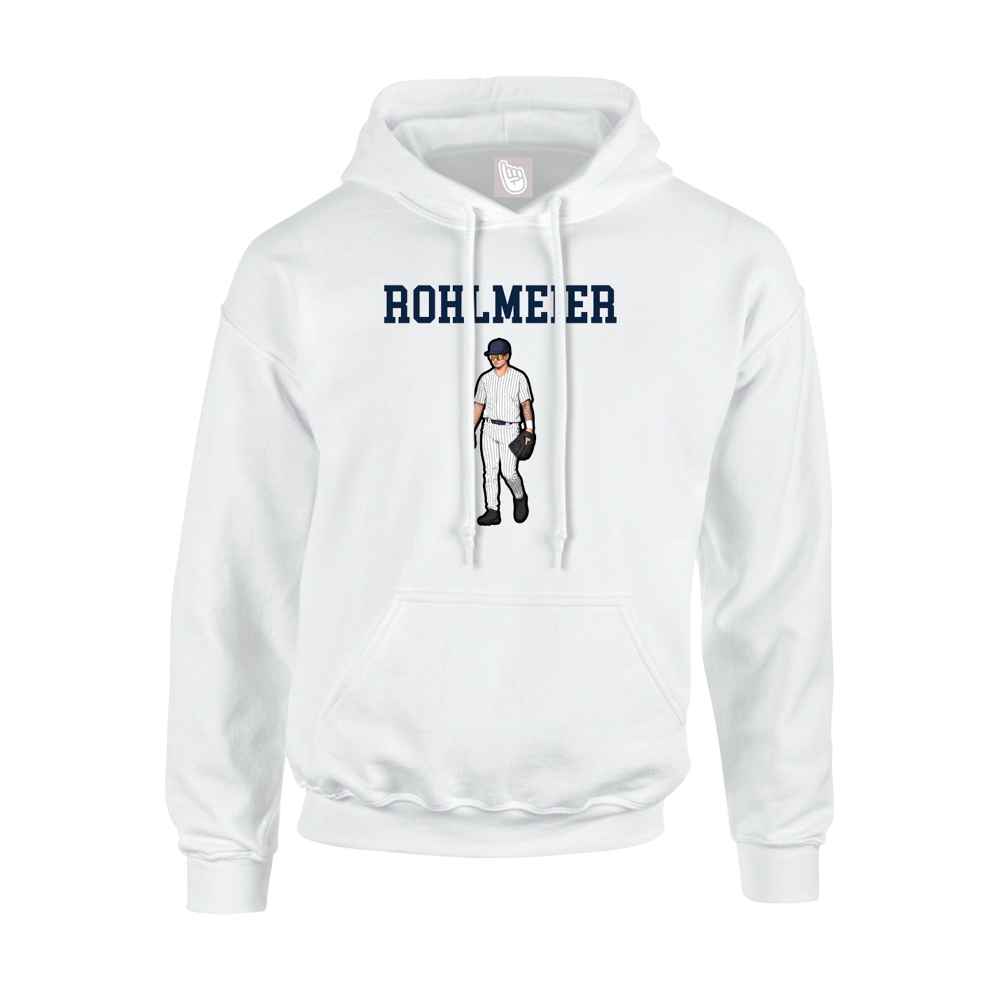 Hoodie — Shirsey in White