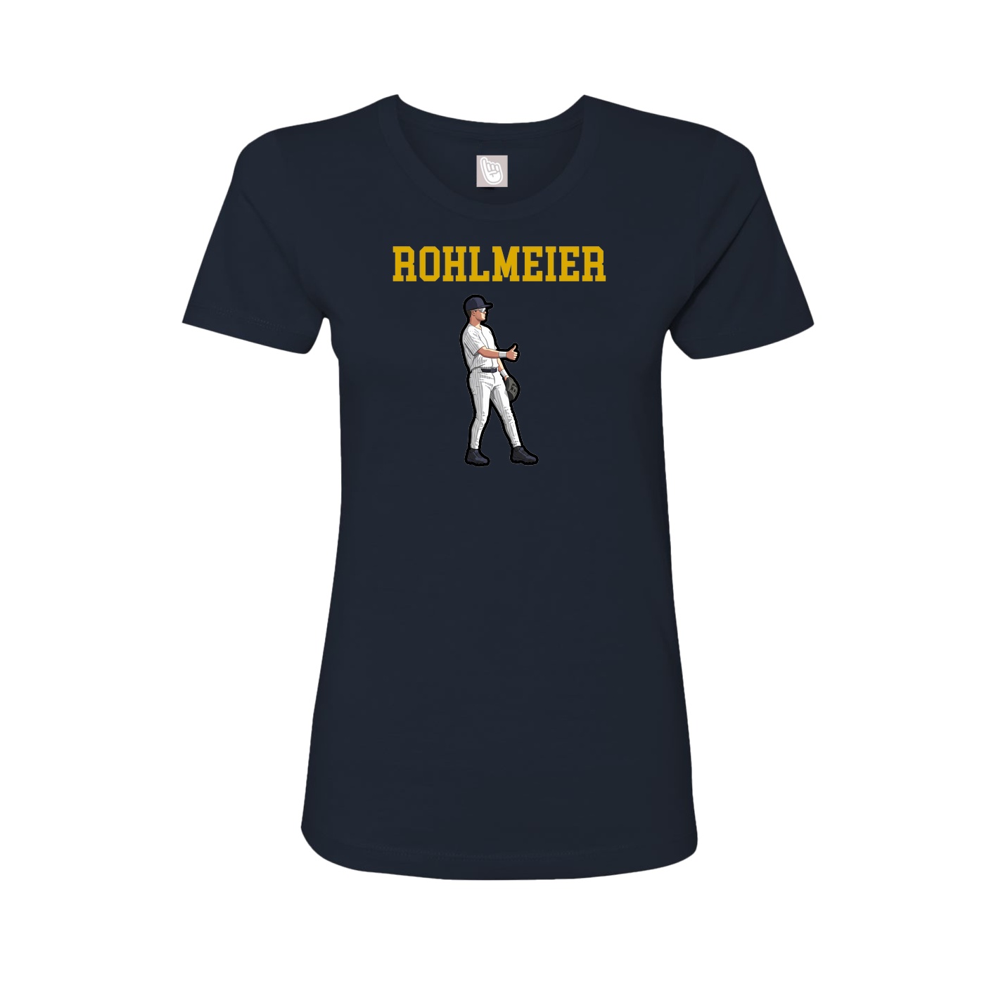 Fitted Women's Tee — Shirsey in Navy
